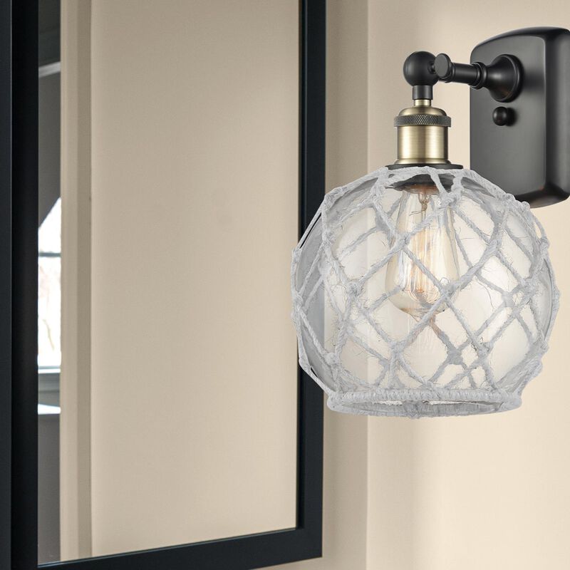 Bruno Marashlian Farmhouse Rope 13 Inch Wall Sconce by Innovations Lighting