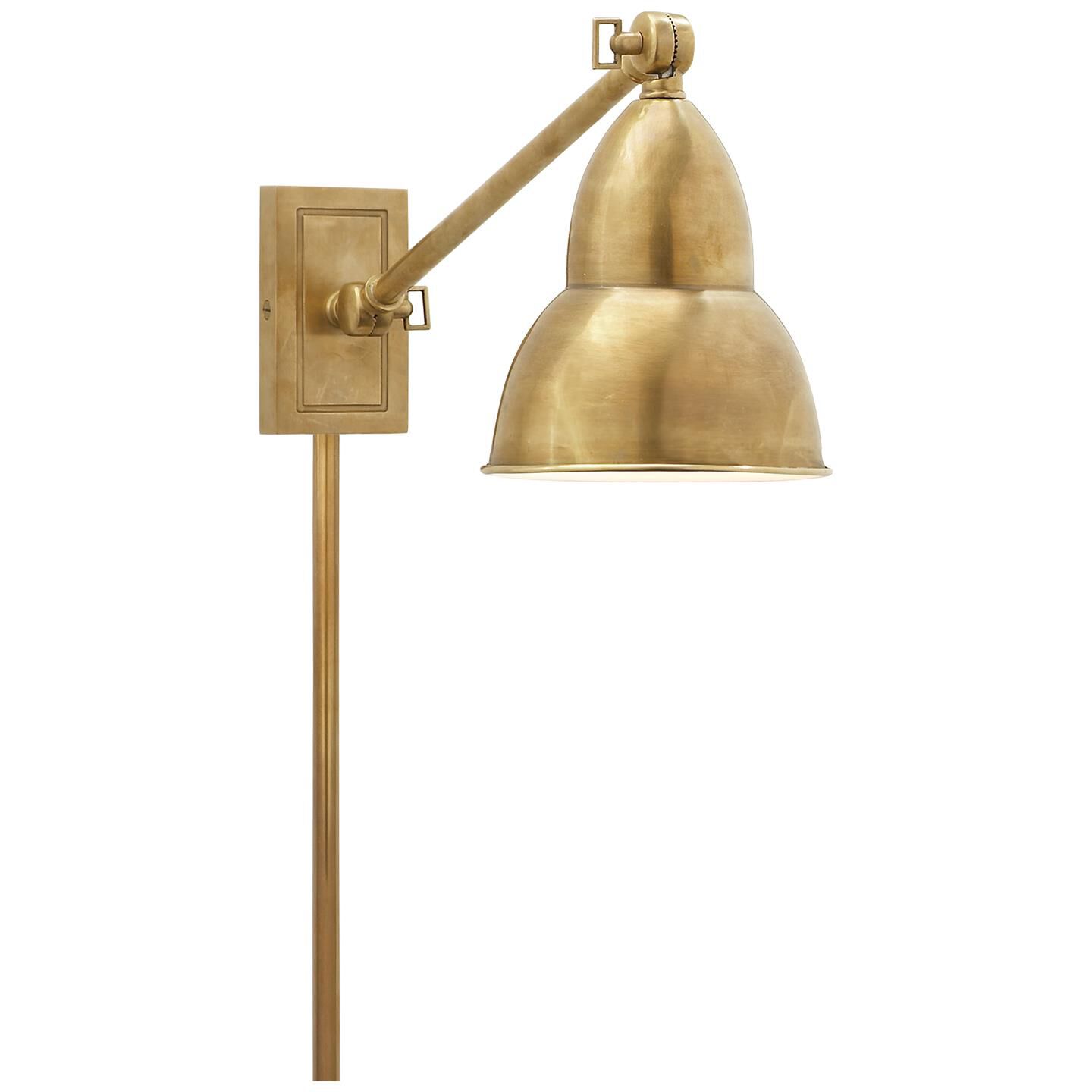 French Library Wall Swing Lamp by Visual Comfort Signature Collection