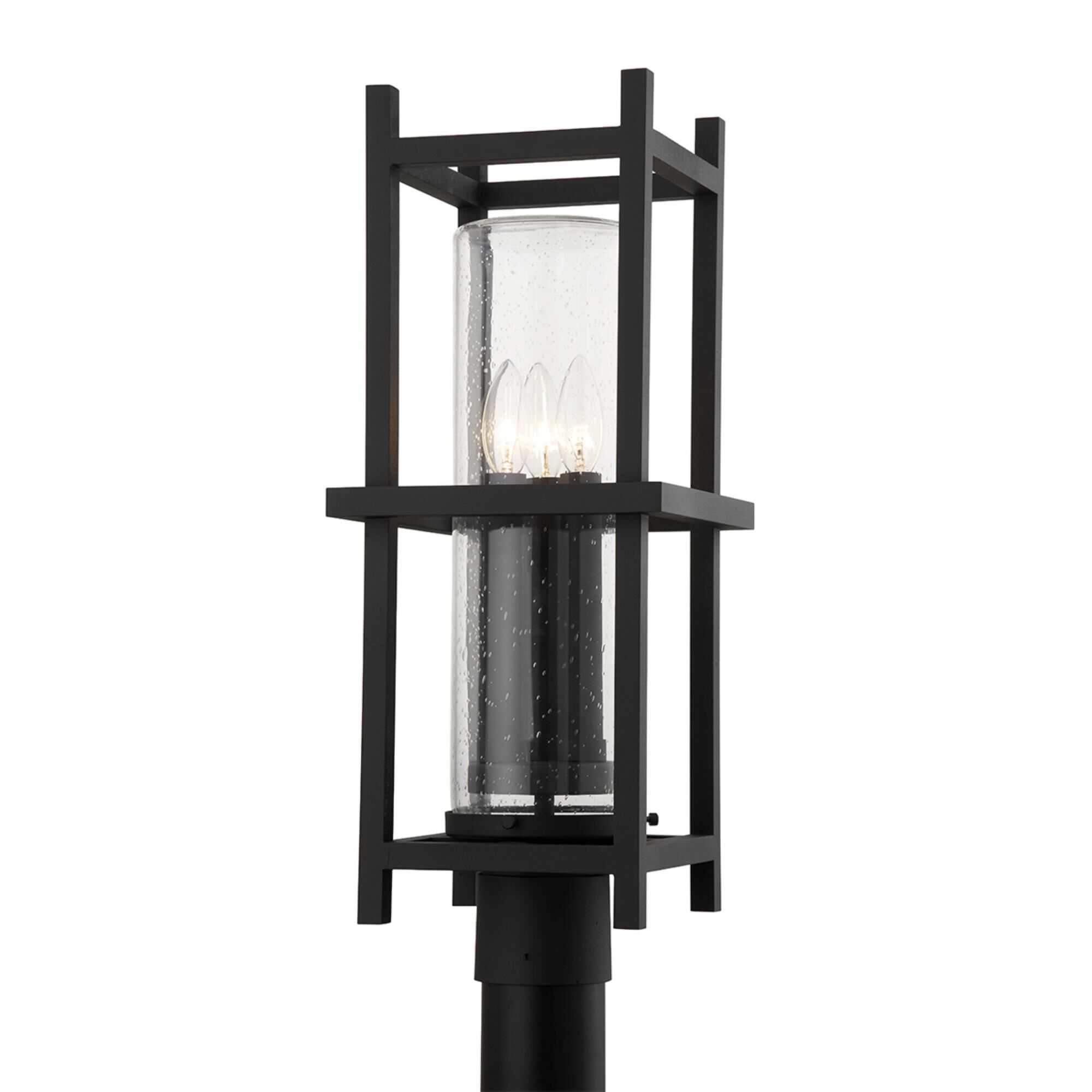 Carlo 21 Inch Tall 3 Light Outdoor Post Lamp by Troy Lighting