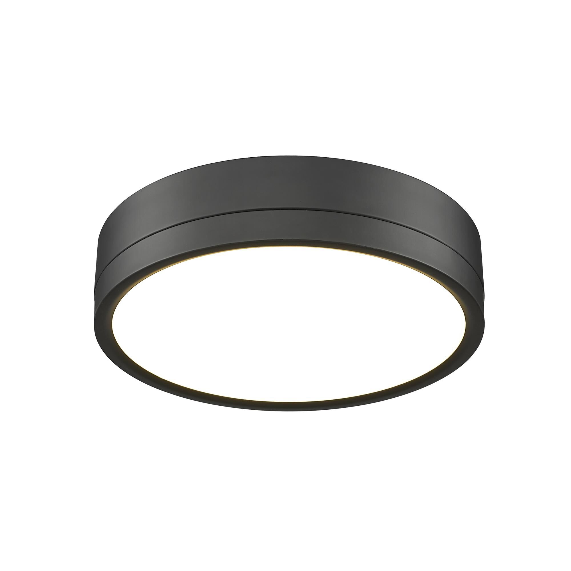 Shown in Matte Black finish and Frosted glass and Frosted shade