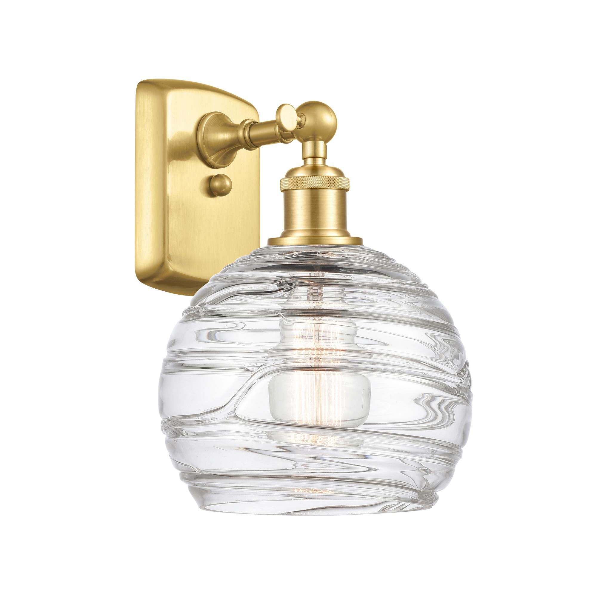 Bruno Marashlian Athens Deco Swirl 8 Inch Wall Sconce by Innovations Lighting