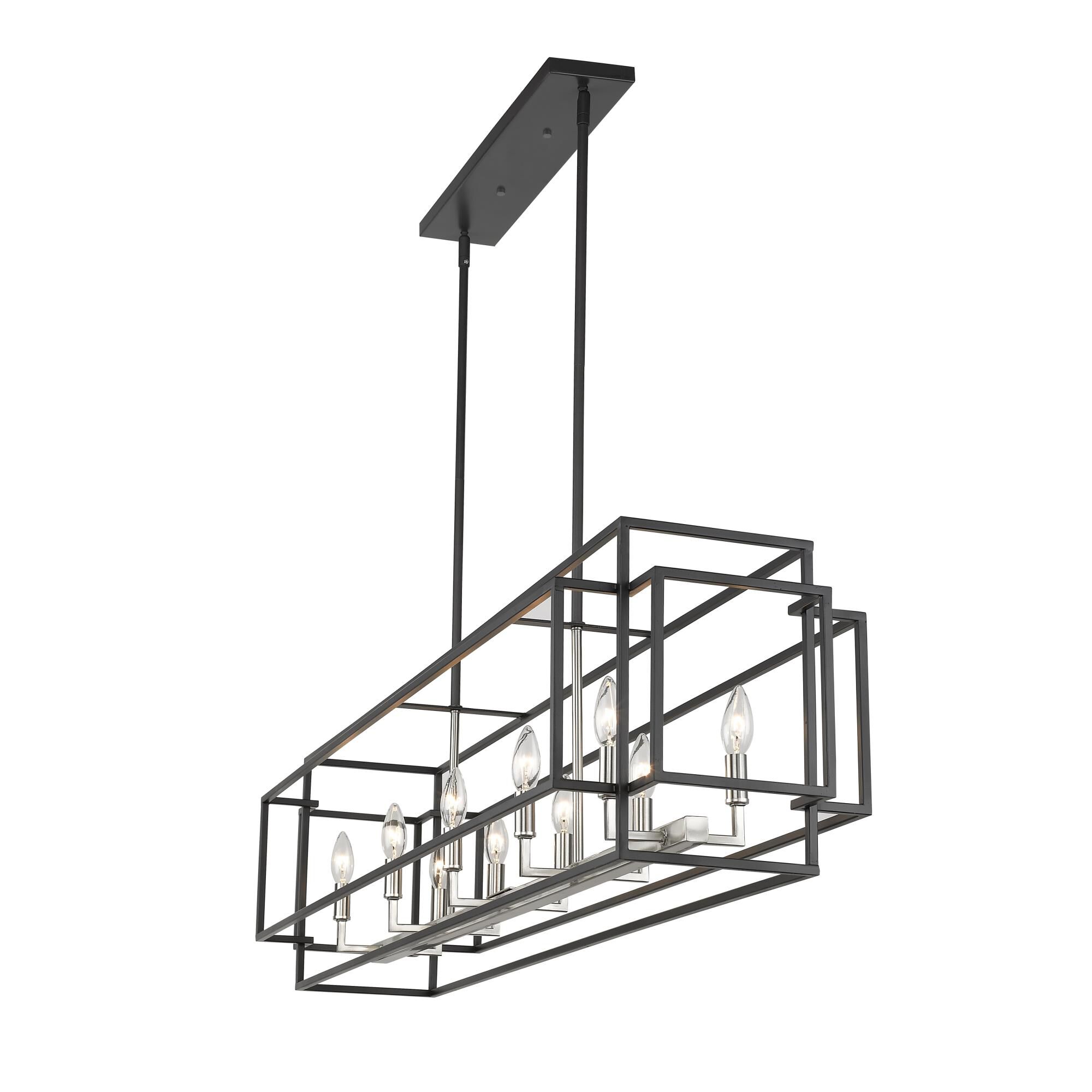 Titania 54 Inch 10 Light Linear Suspension Light by Z-Lite