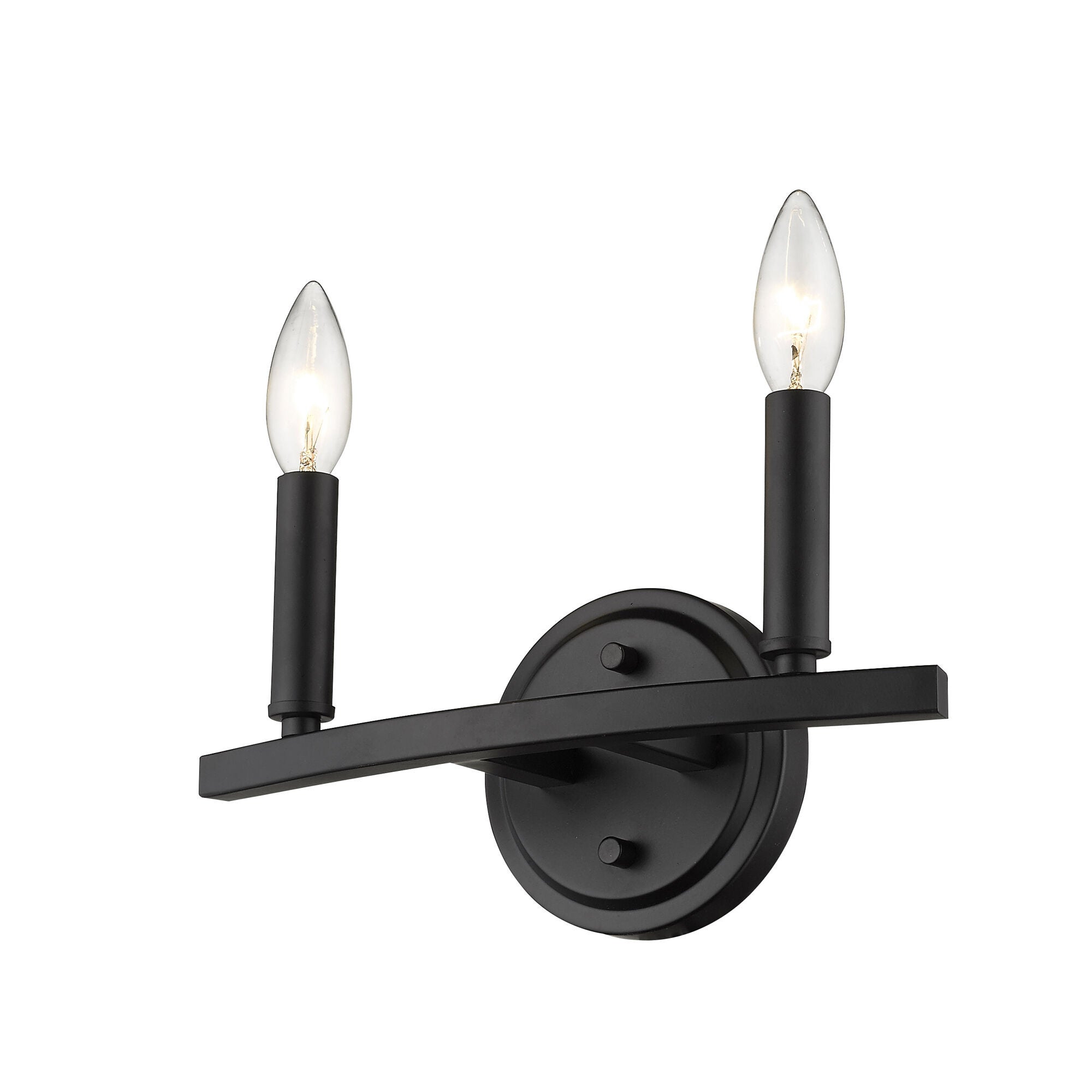 Shown in Matte Black finish and -- glass and -- shade