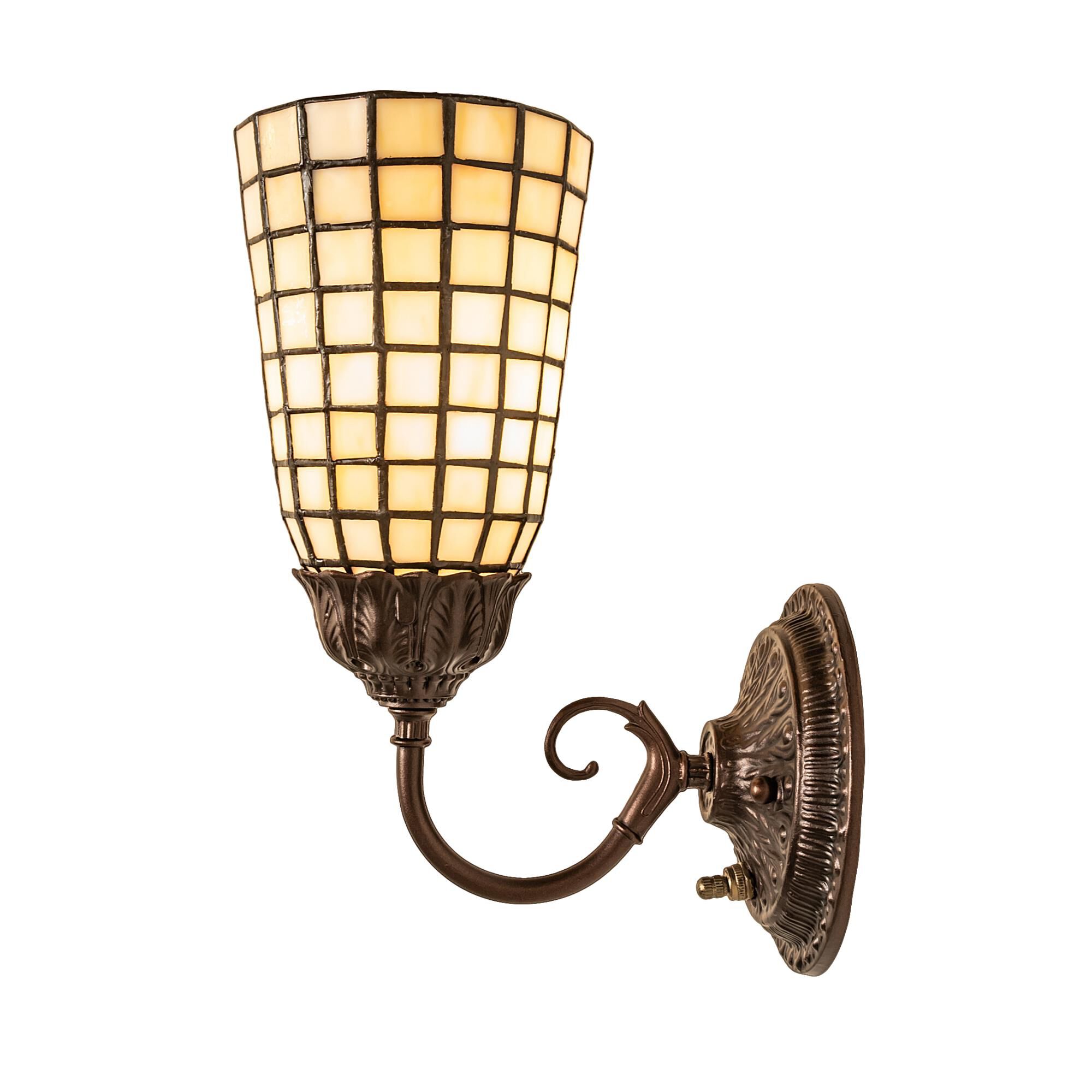 Meyda Lighting Terra Bone 11 Inch Wall Sconce