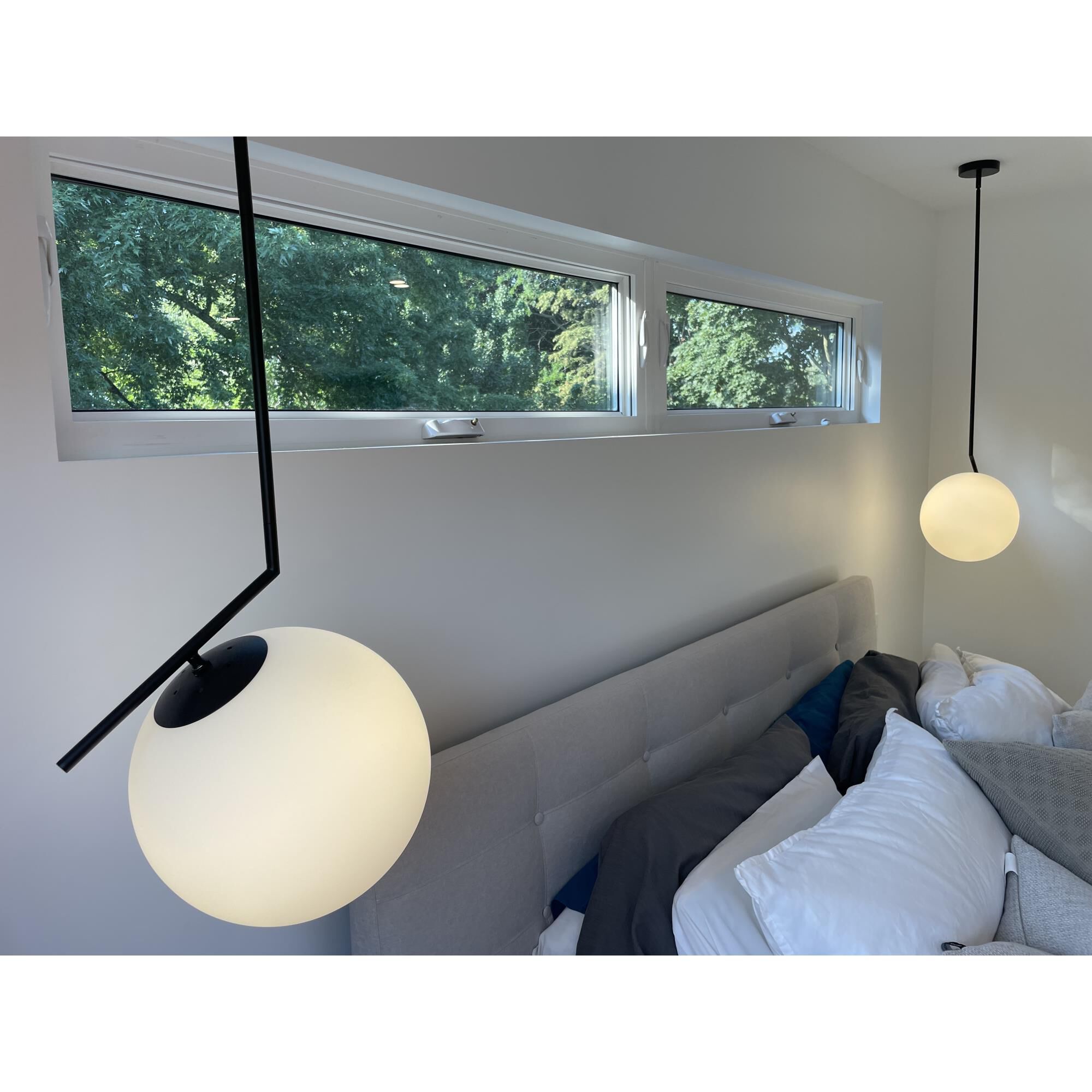 Shown in Matte Black finish and Opal White accent