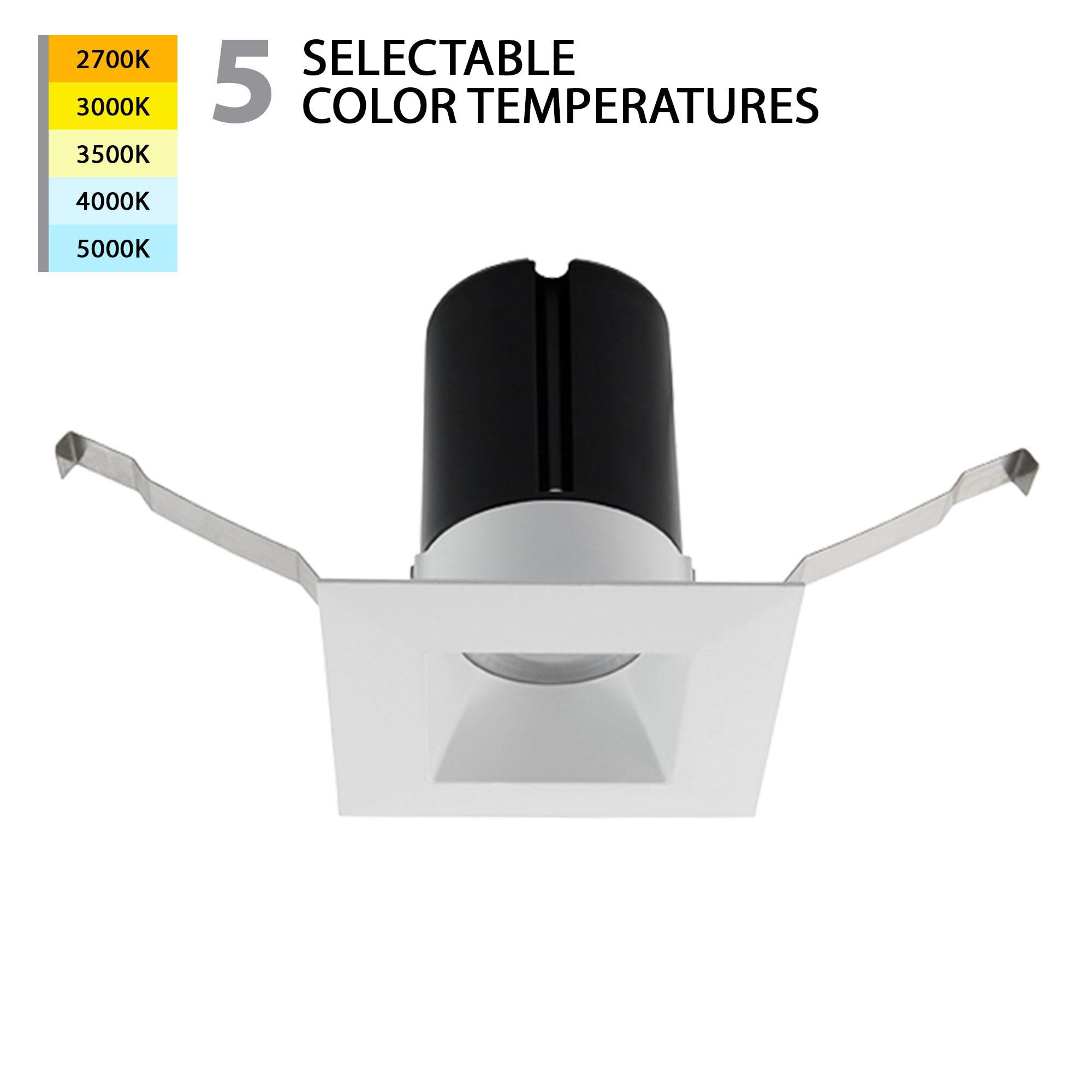 Shown in White finish