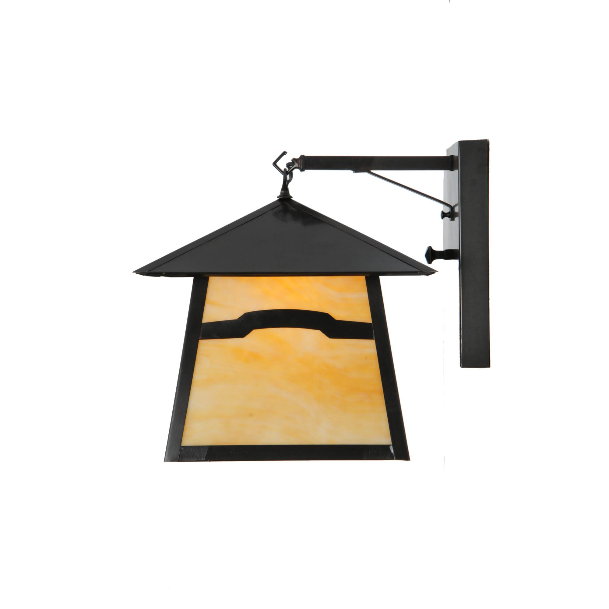 Meyda Lighting Stillwater 16 Inch Tall Outdoor Wall Light