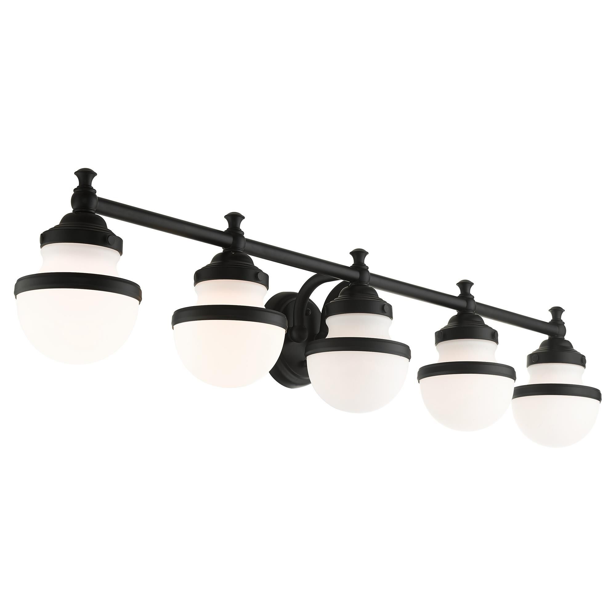 Oldwick 42 Inch 5 Light Bath Vanity Light by Livex Lighting