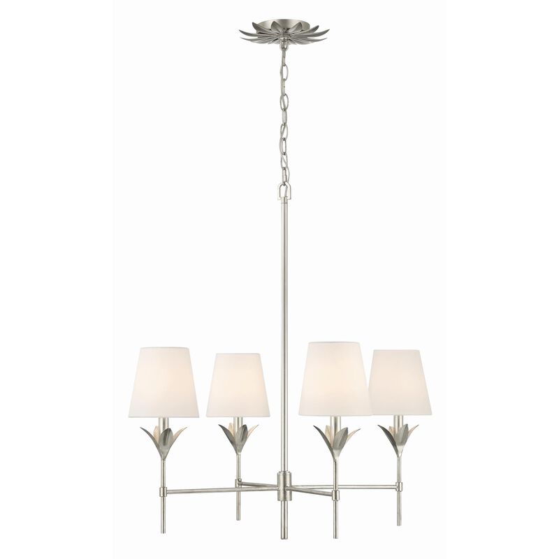 Broche 28 Inch 4 Light Chandelier by Crystorama