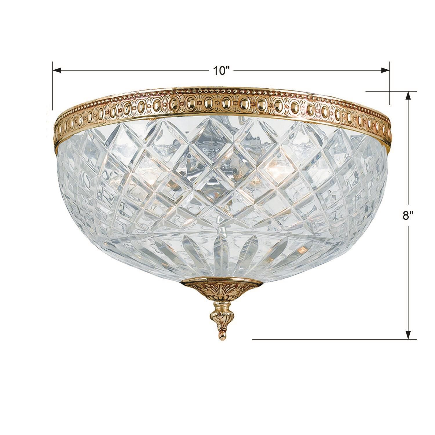 Ceiling Mount Semi Flush Mount by Crystorama