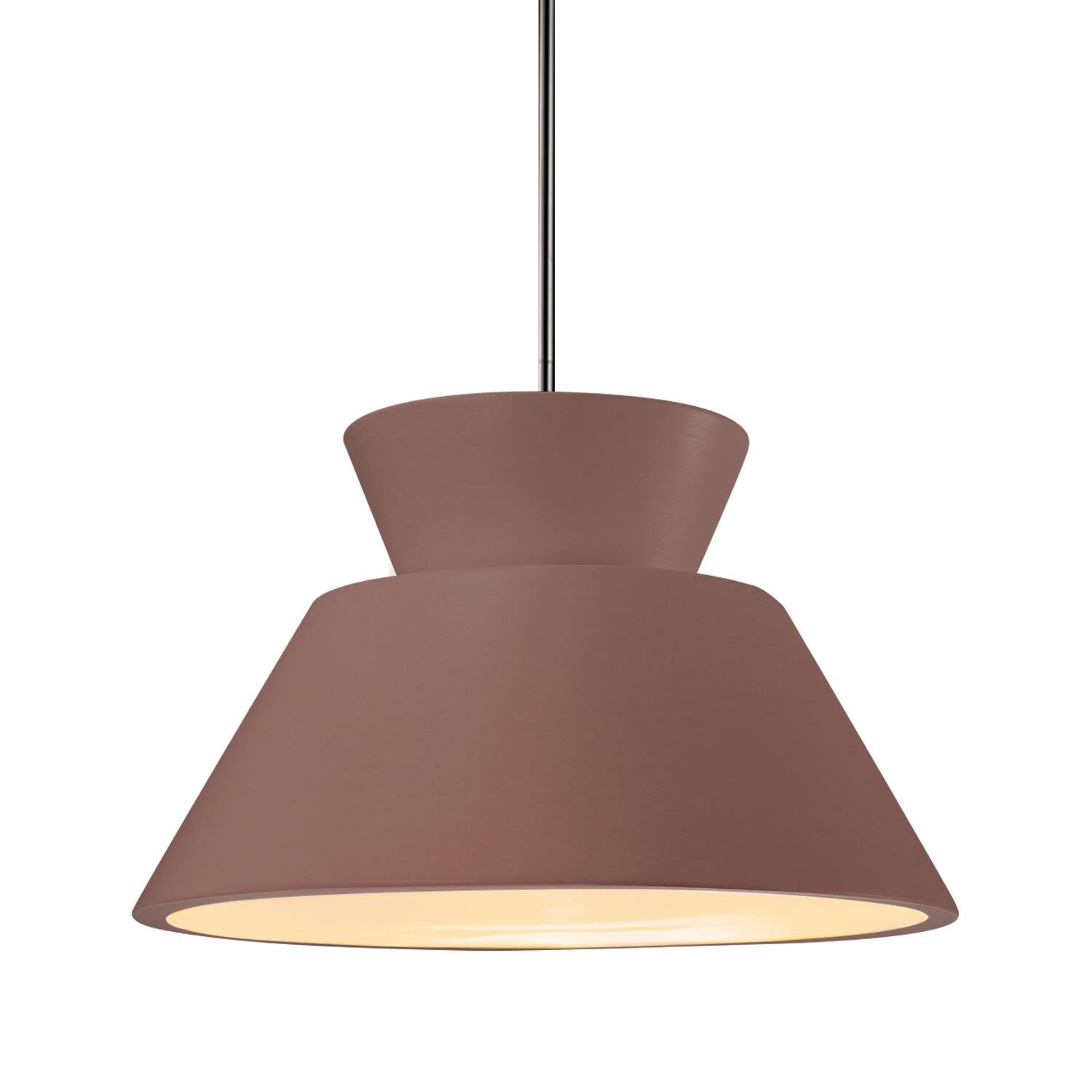 Radiance Trapezoid 14 Inch Large Pendant by Justice Design Group
