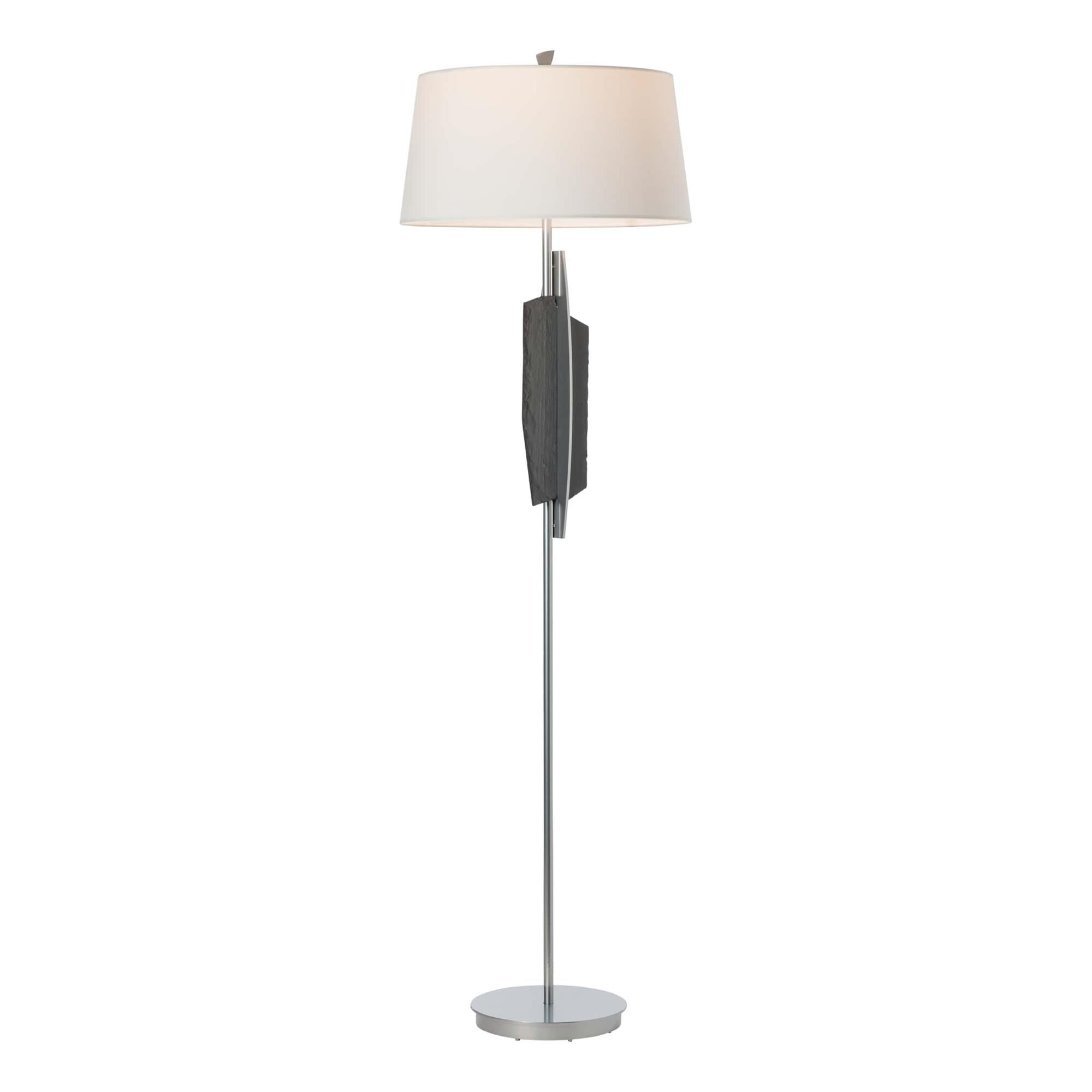 Shown in Sterling finish and Natural Anna shade and Black accent
