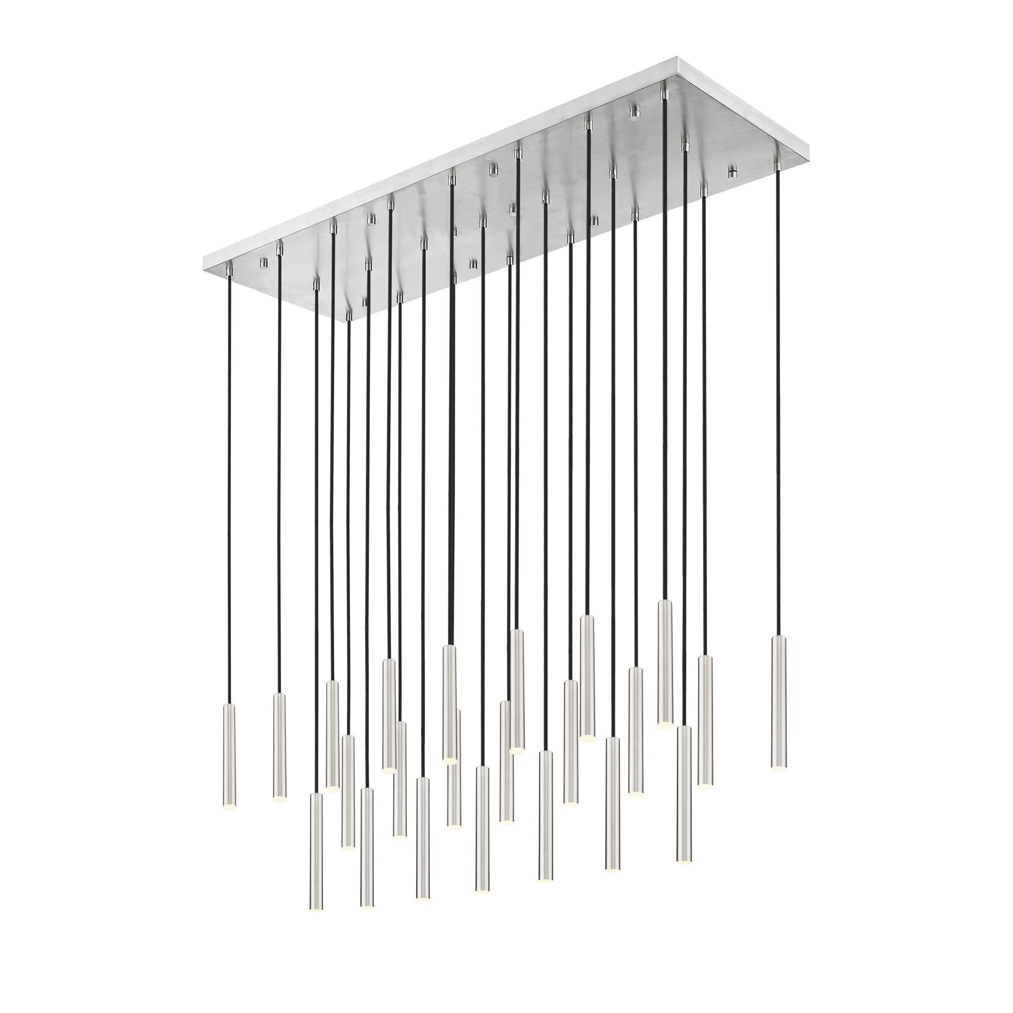 Shown in Brushed Nickel finish and Brushed Nickel glass and Brushed Nickel shade