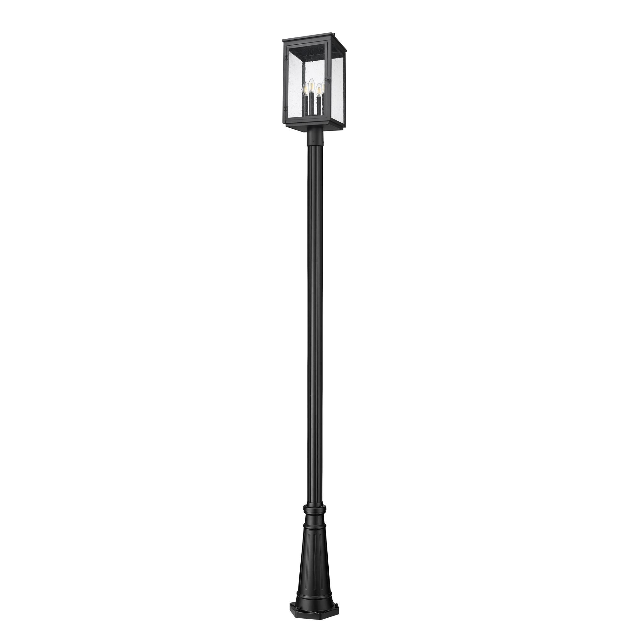 Shown in Sand Black finish and Clear Seedy glass and Clear Seedy shade