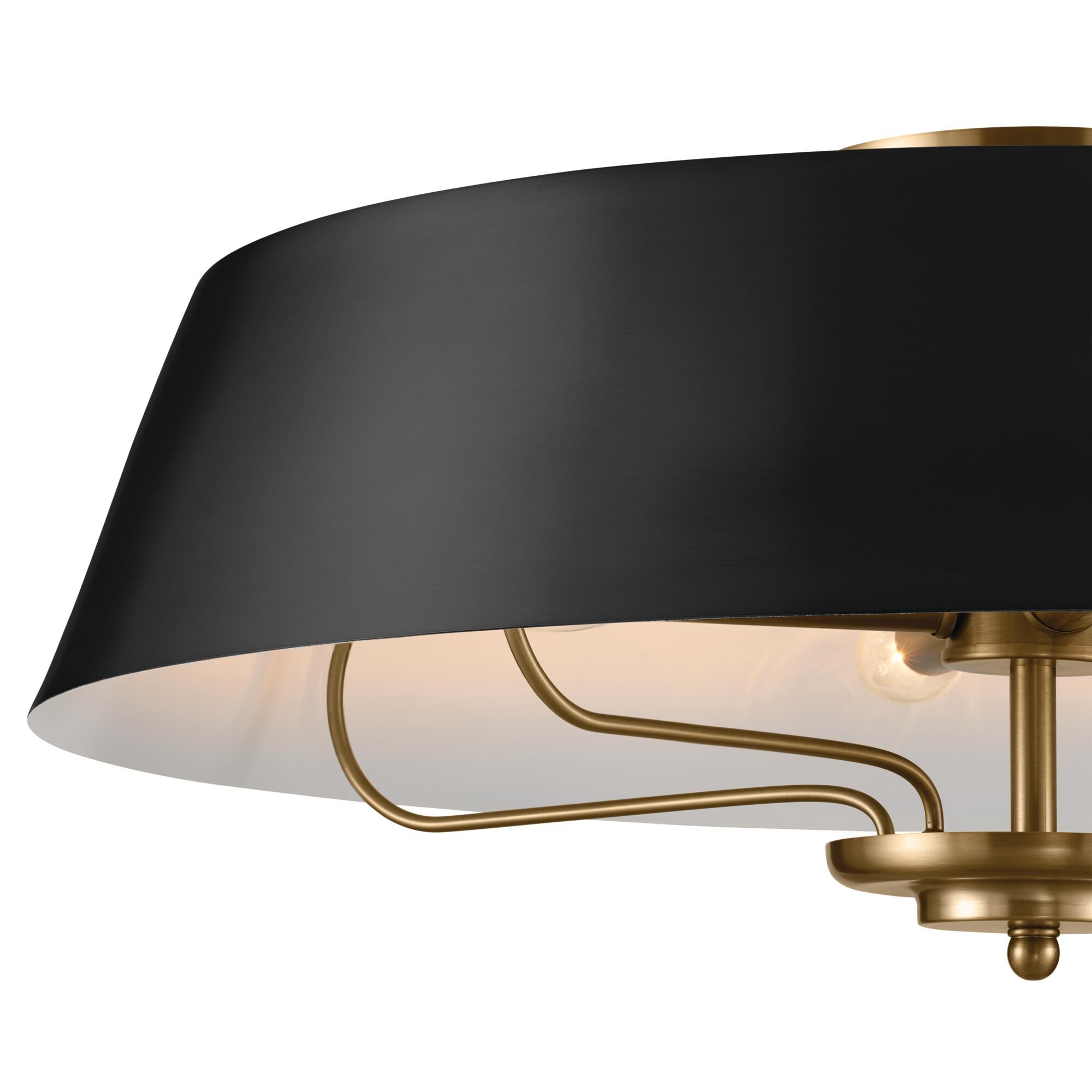 Shown in Black finish and Metal shade