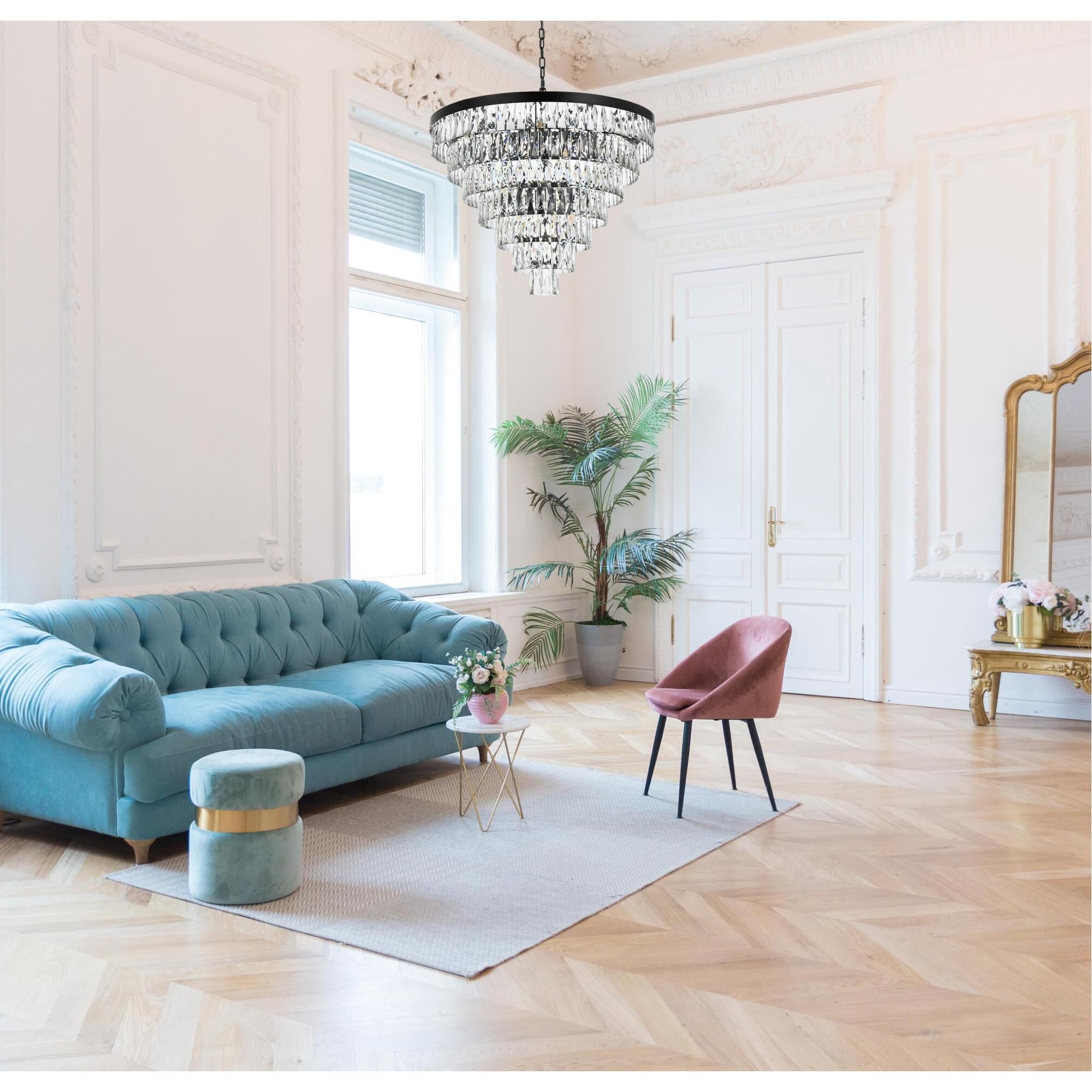 Josephine 32 Inch Chandelier by Elegant Lighting