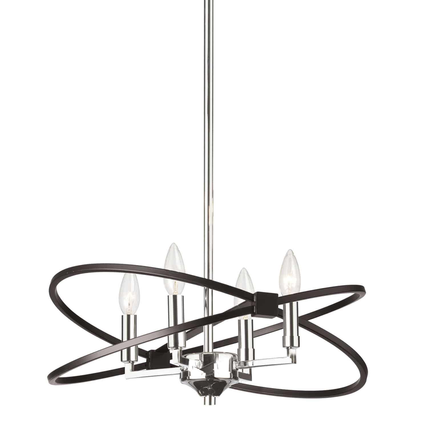 Paloma 18 Inch 4 Light Mini Chandelier by Dainolite