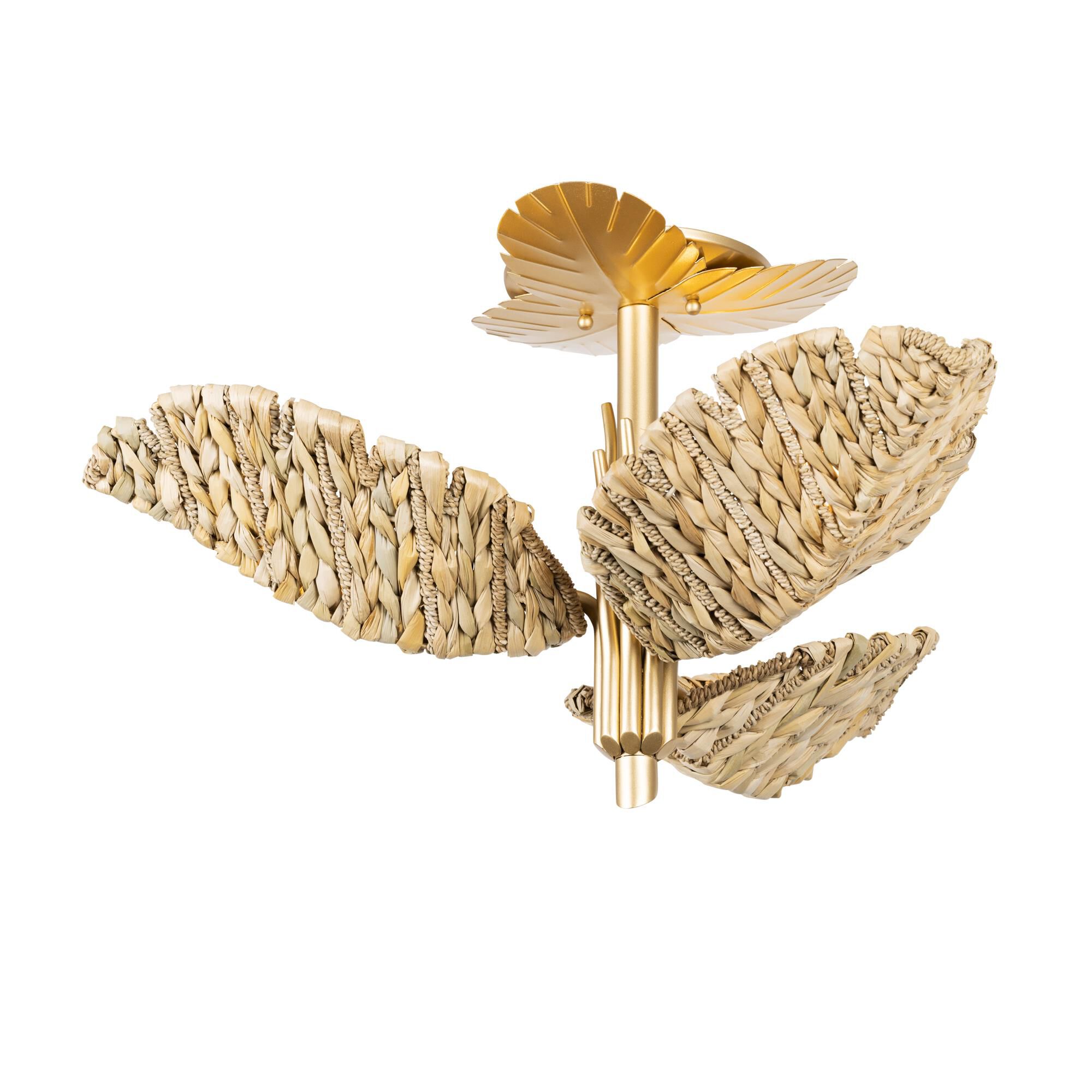 Ron Henderson Banana Leaf Semi Flush Mount by Varaluz