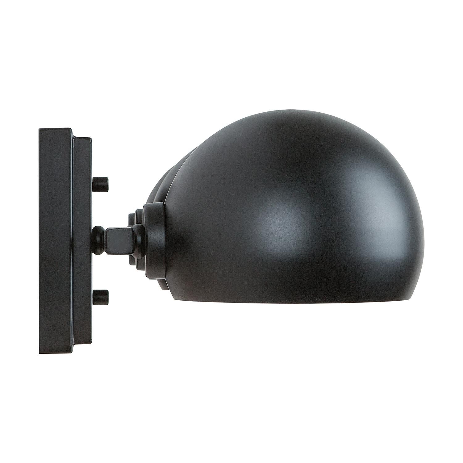Shown in Matte Black finish and Tiltable Bolt-On Metal shade