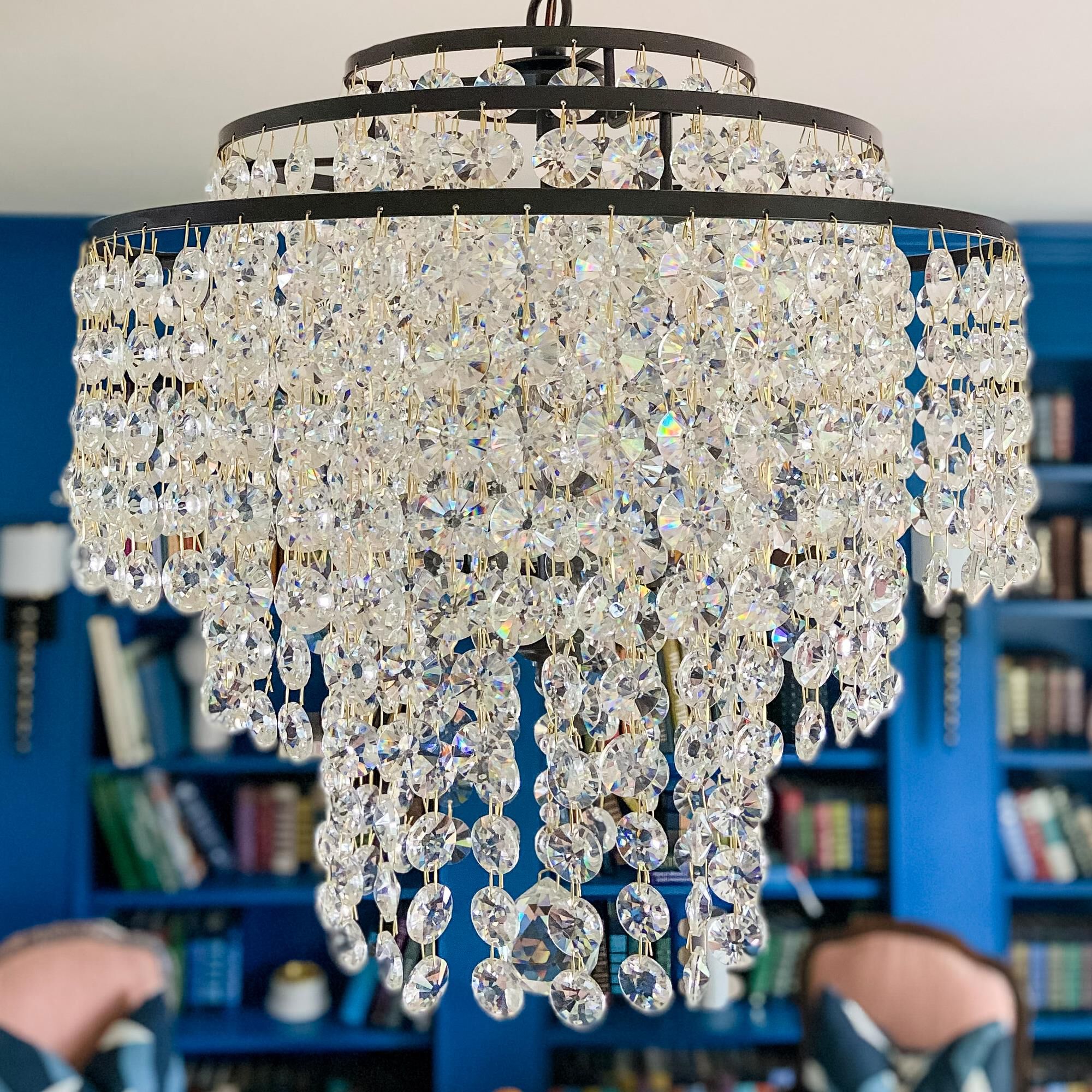 Gabrielle 22 Inch 6 Light Chandelier by Crystorama