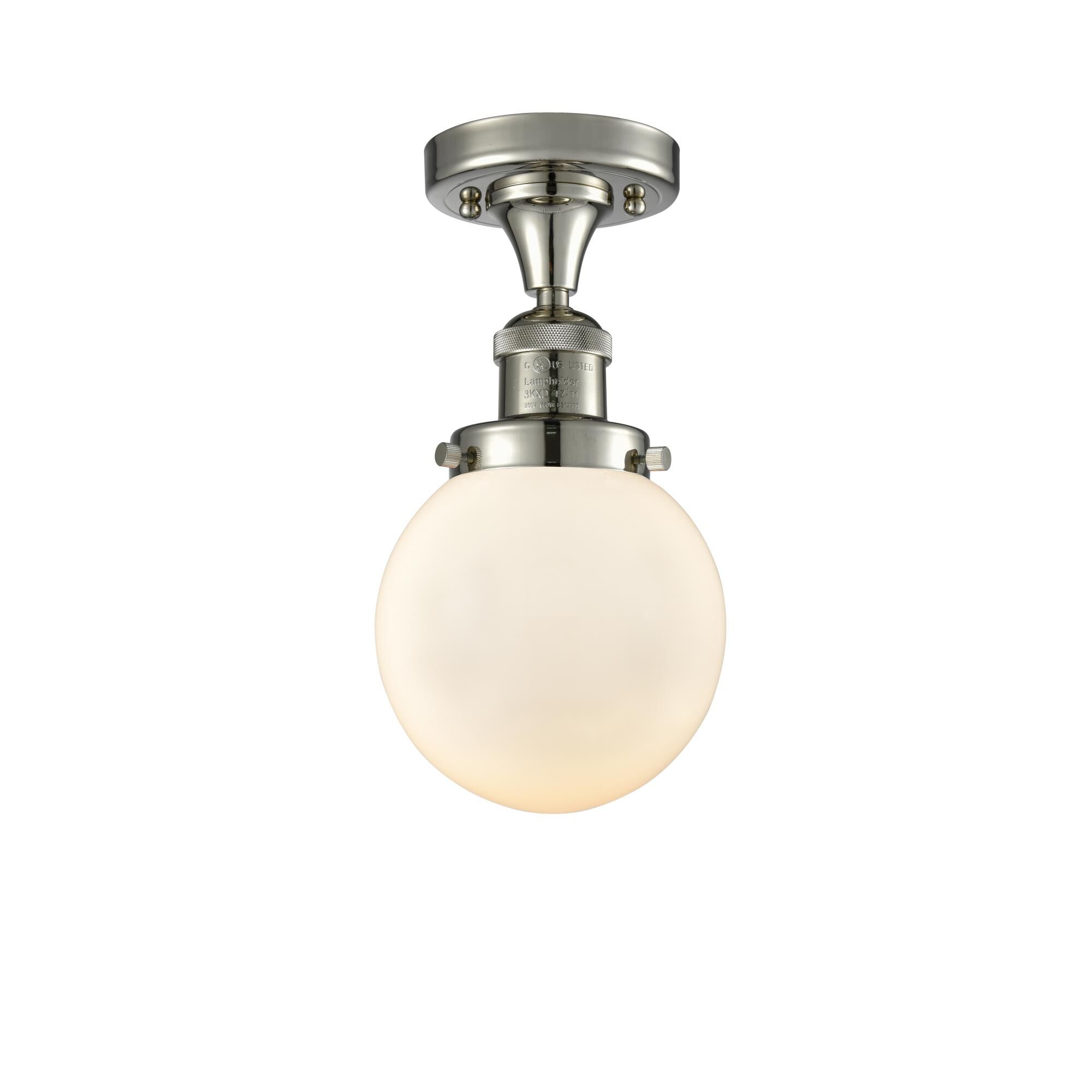 Bruno Marashlian Beacon 6 Inch 1 Light Semi Flush Mount by Innovations Lighting