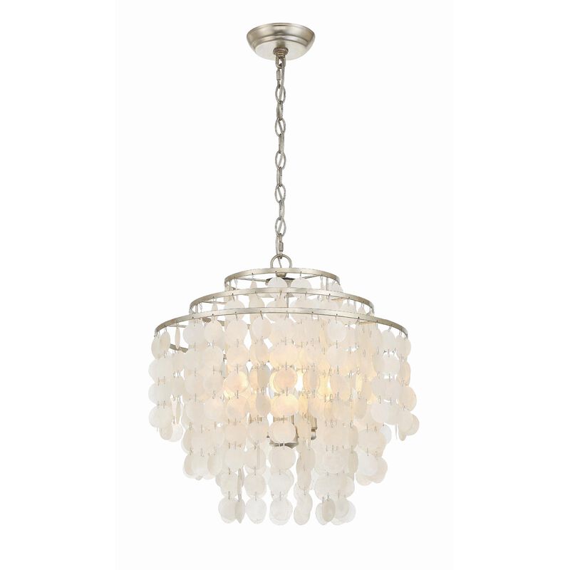 Brielle 18 Inch 4 Light Chandelier by Crystorama