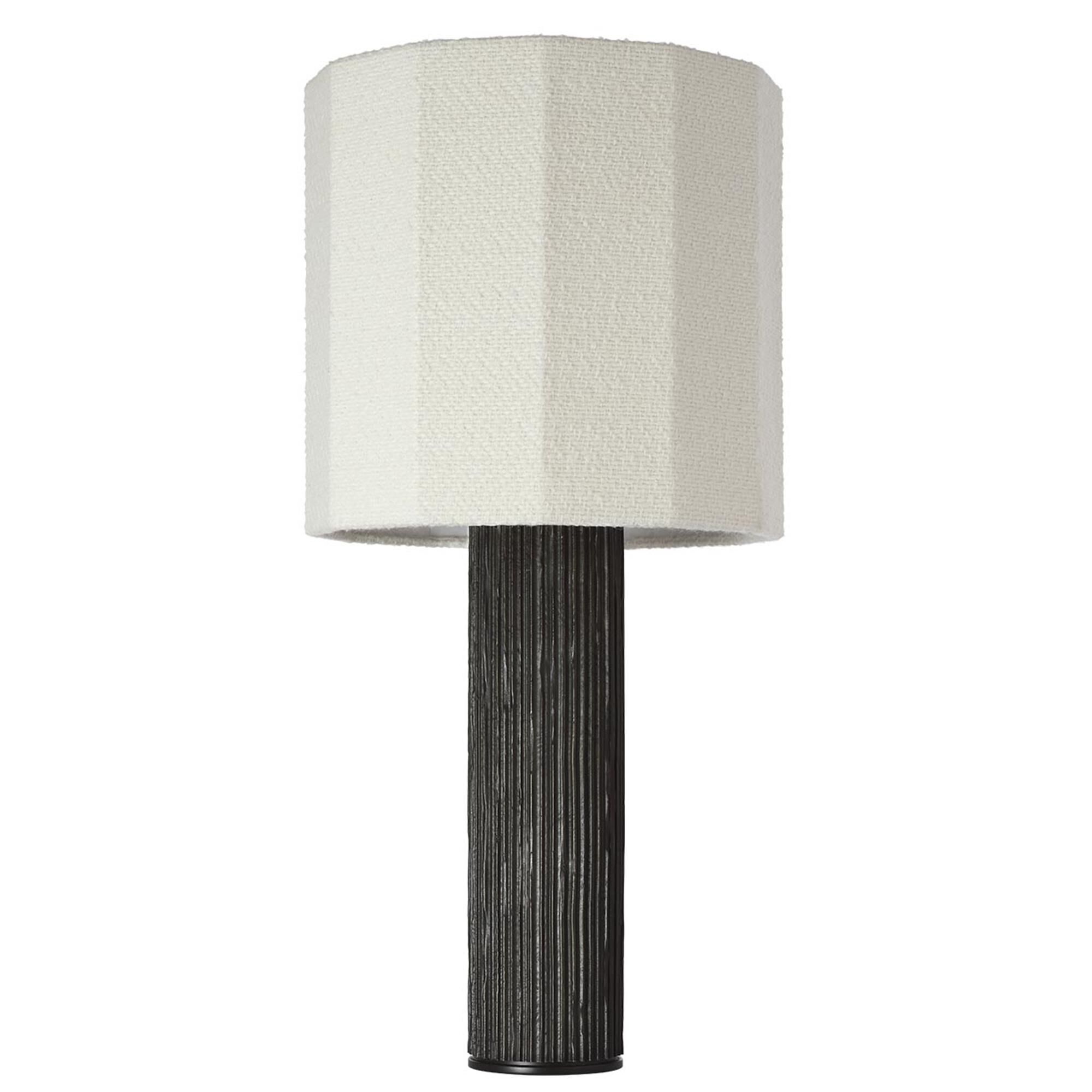 Shown in Ridged Carbon finish and Decorative Boucle shade