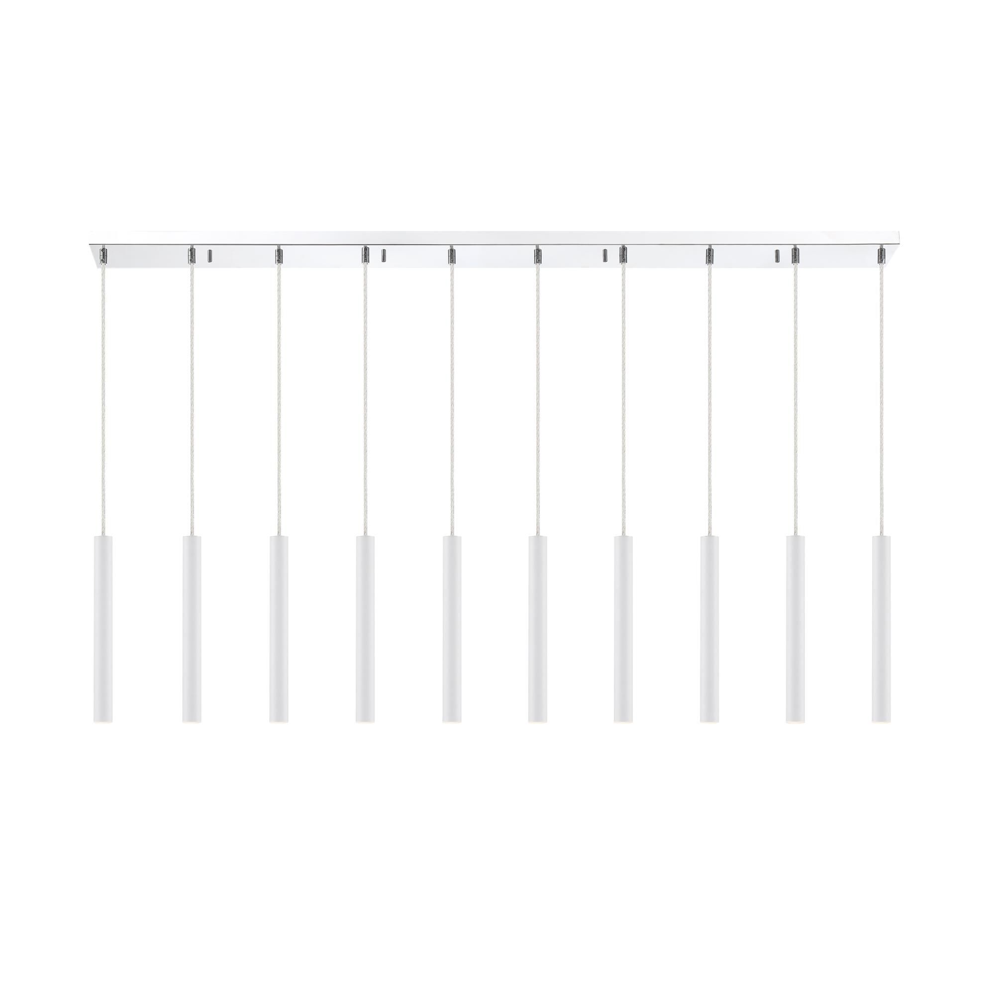 Forest 56 Inch 10 Light LED Linear Suspension Light by Z-Lite