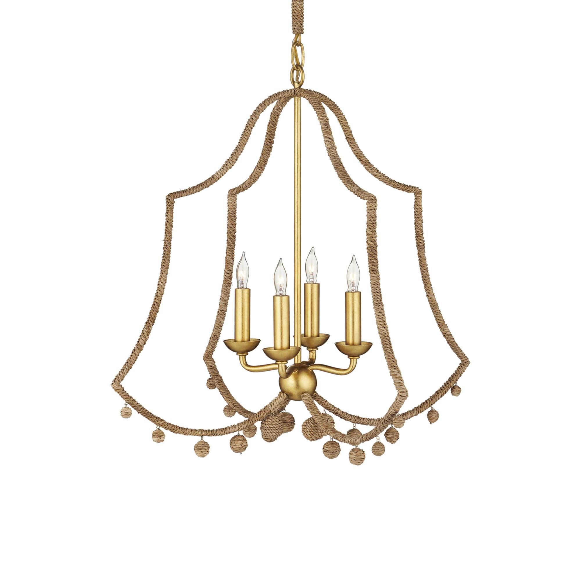 Nimes 22 Inch Chandelier by Currey and Company