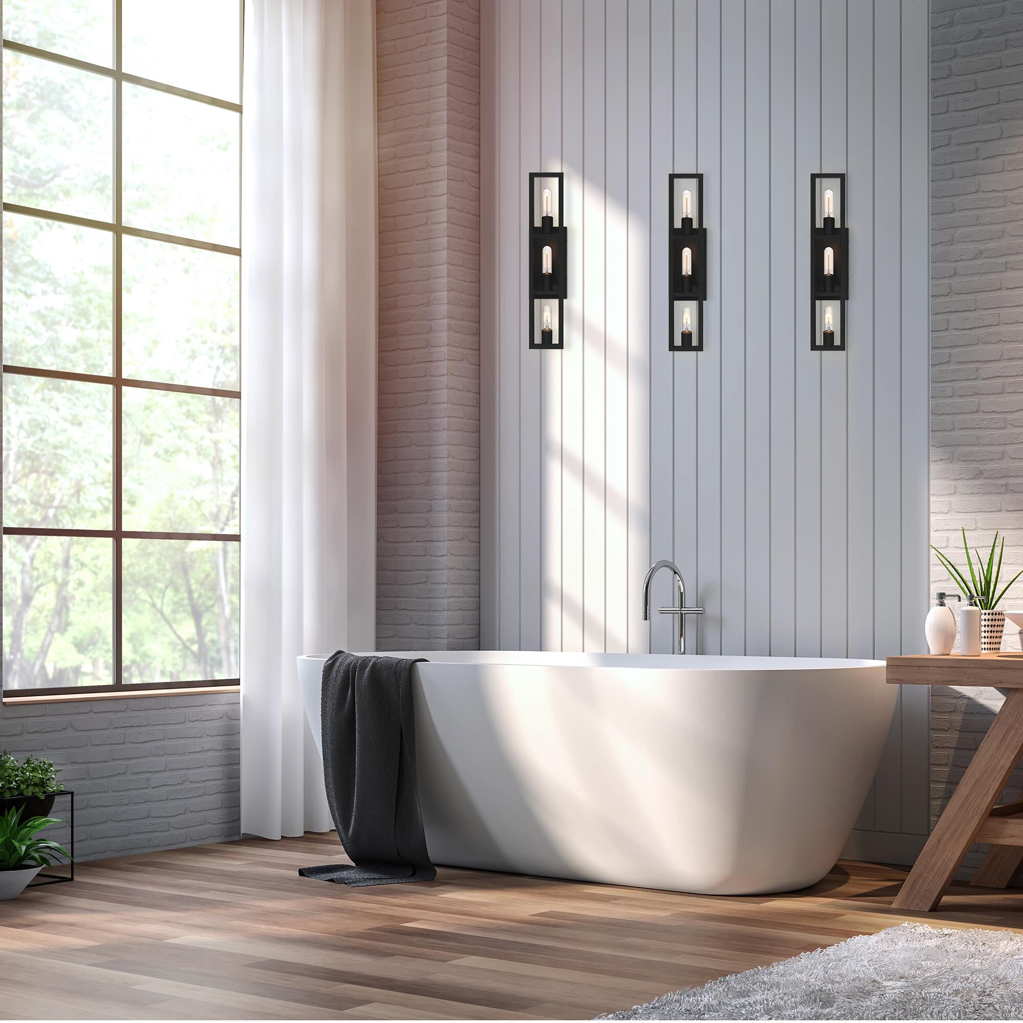 Urban Oasis 25 Inch 3 Light Bath Vanity Light by Designers Fountain