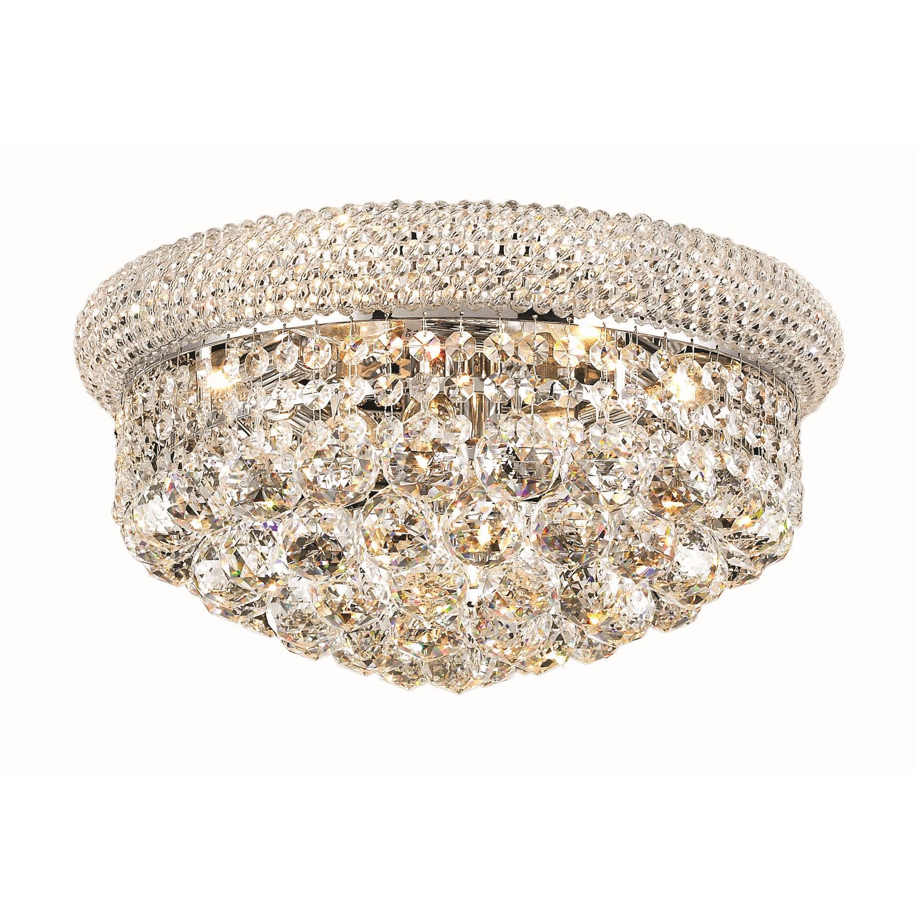 Primo 16 Inch 8 Light Semi Flush Mount by Elegant Lighting