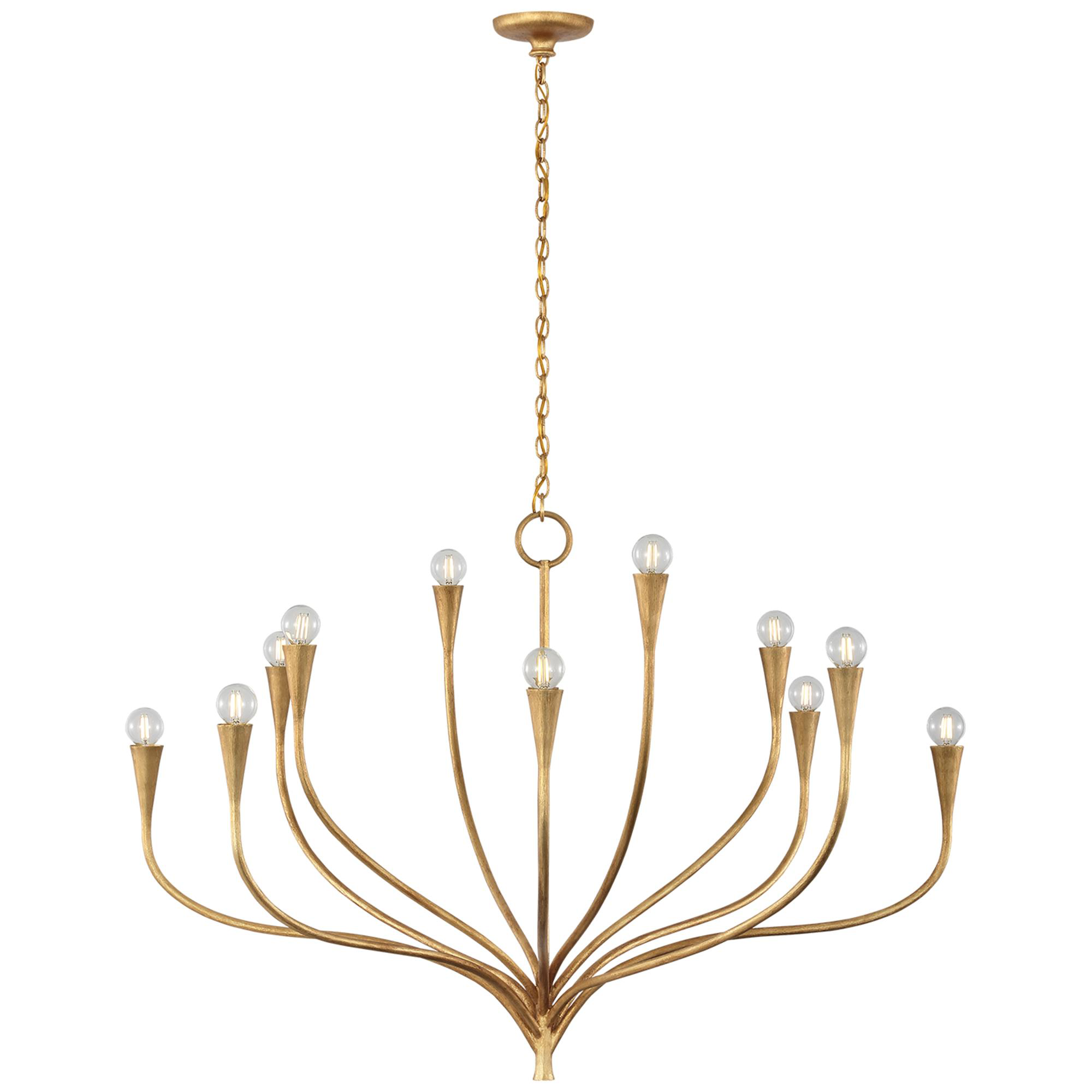 Shown in Antique Gold Leaf finish
