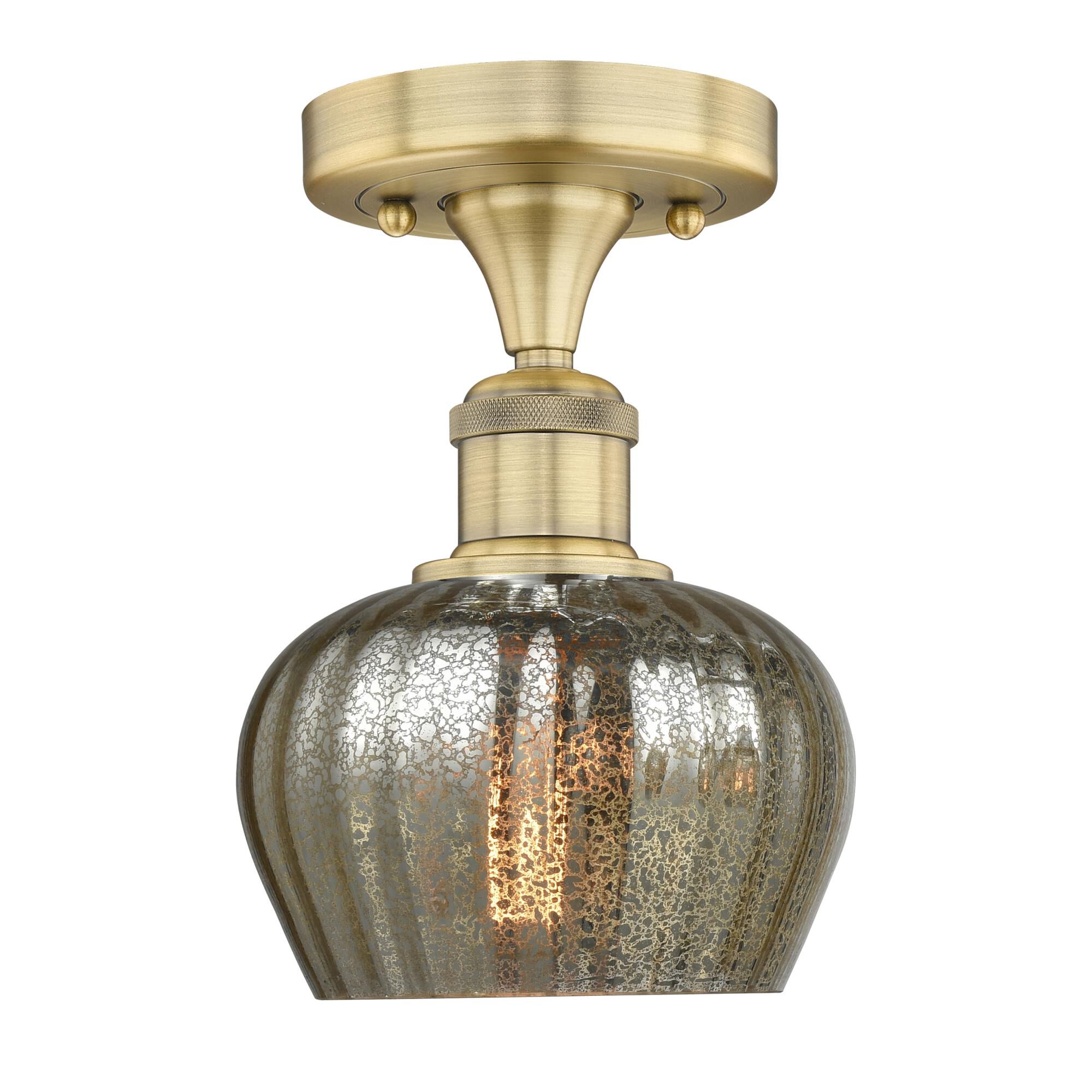 Bruno Marashlian Fenton 6 Inch 1 Light Semi Flush Mount by Innovations Lighting