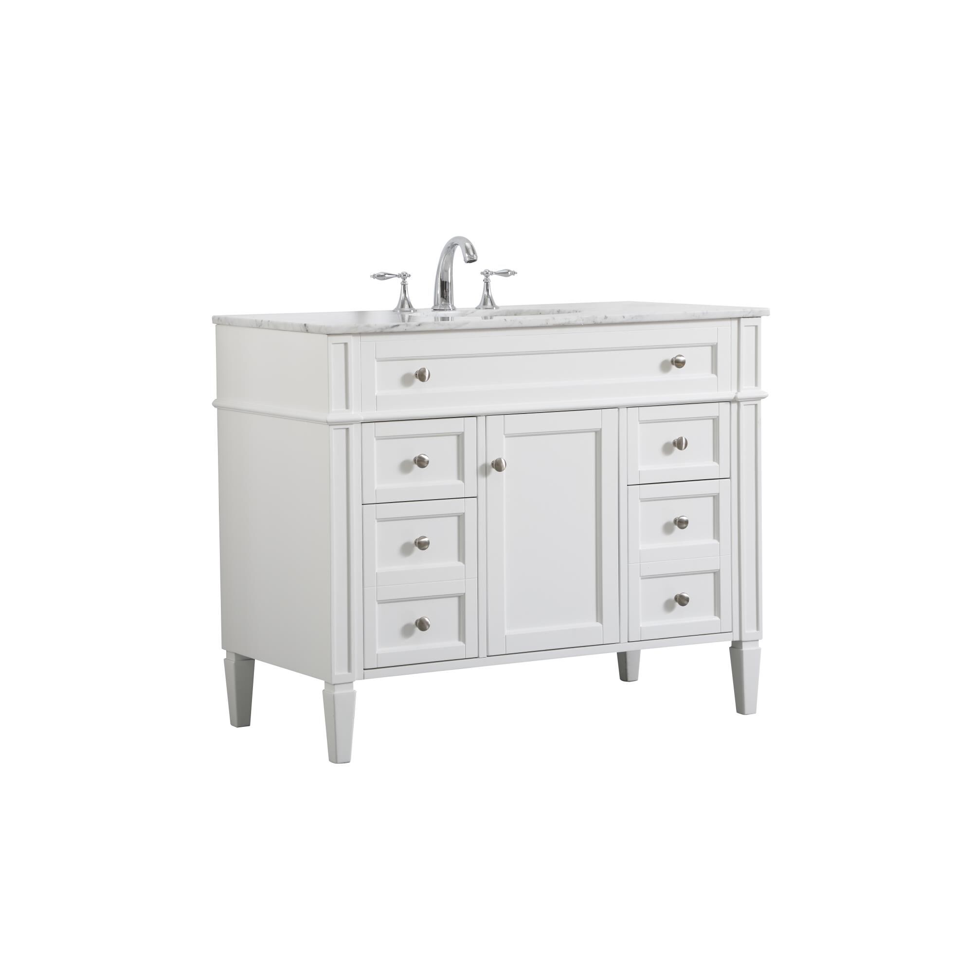 Shown in White finish