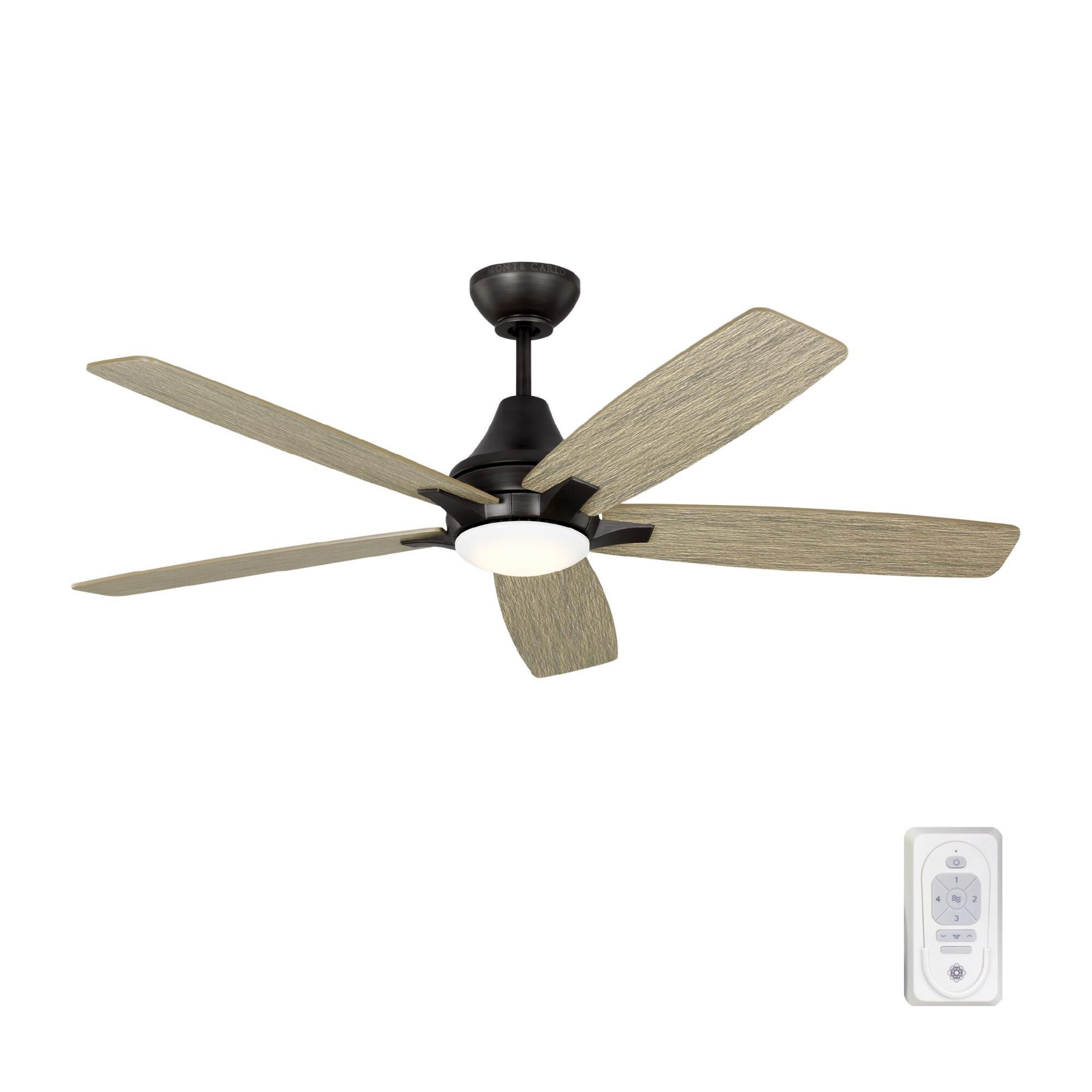 Lowden 52 Inch Ceiling Fan with Light Kit by Generation Lighting