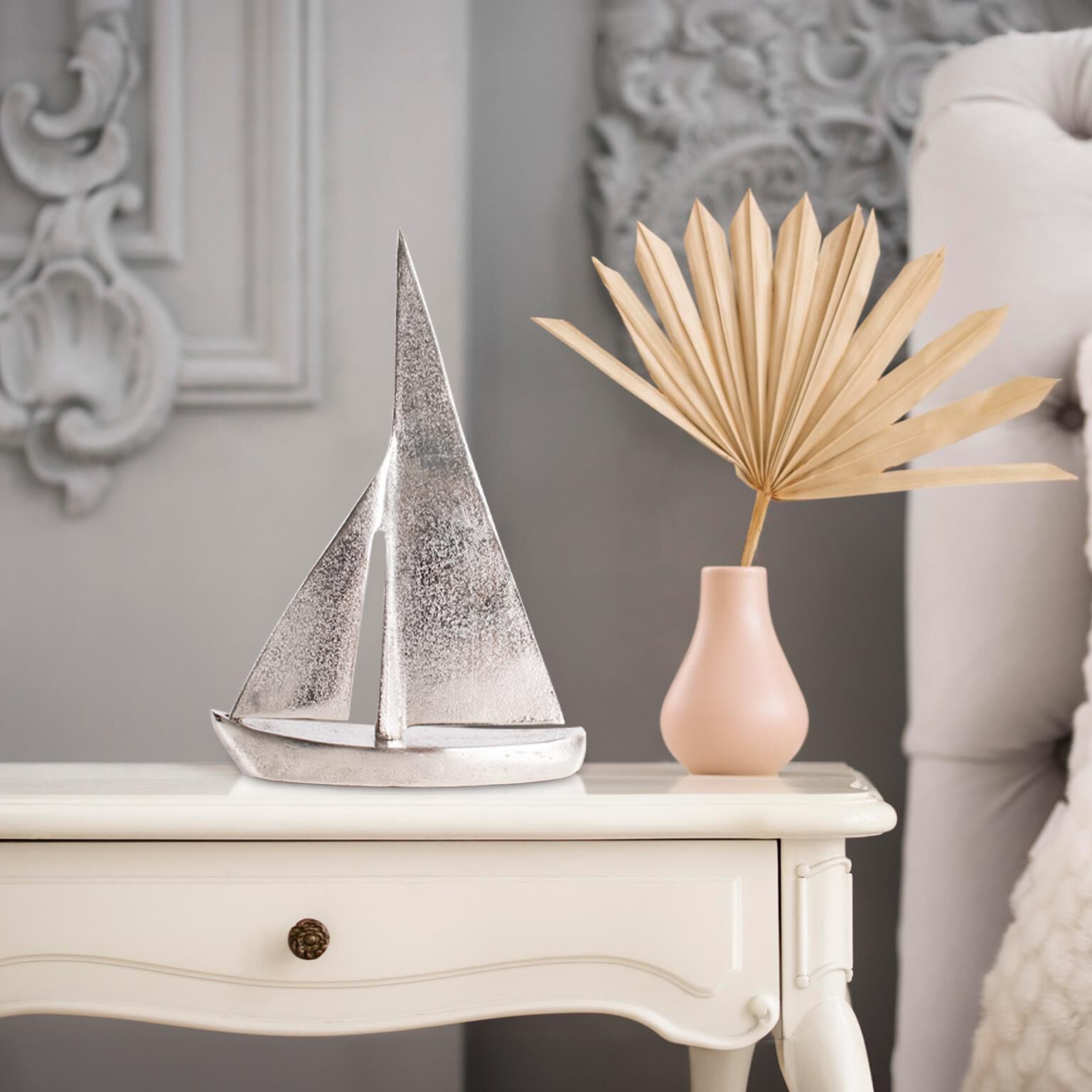 Catamaran Boat Sculpture by Howard Elliott Collection