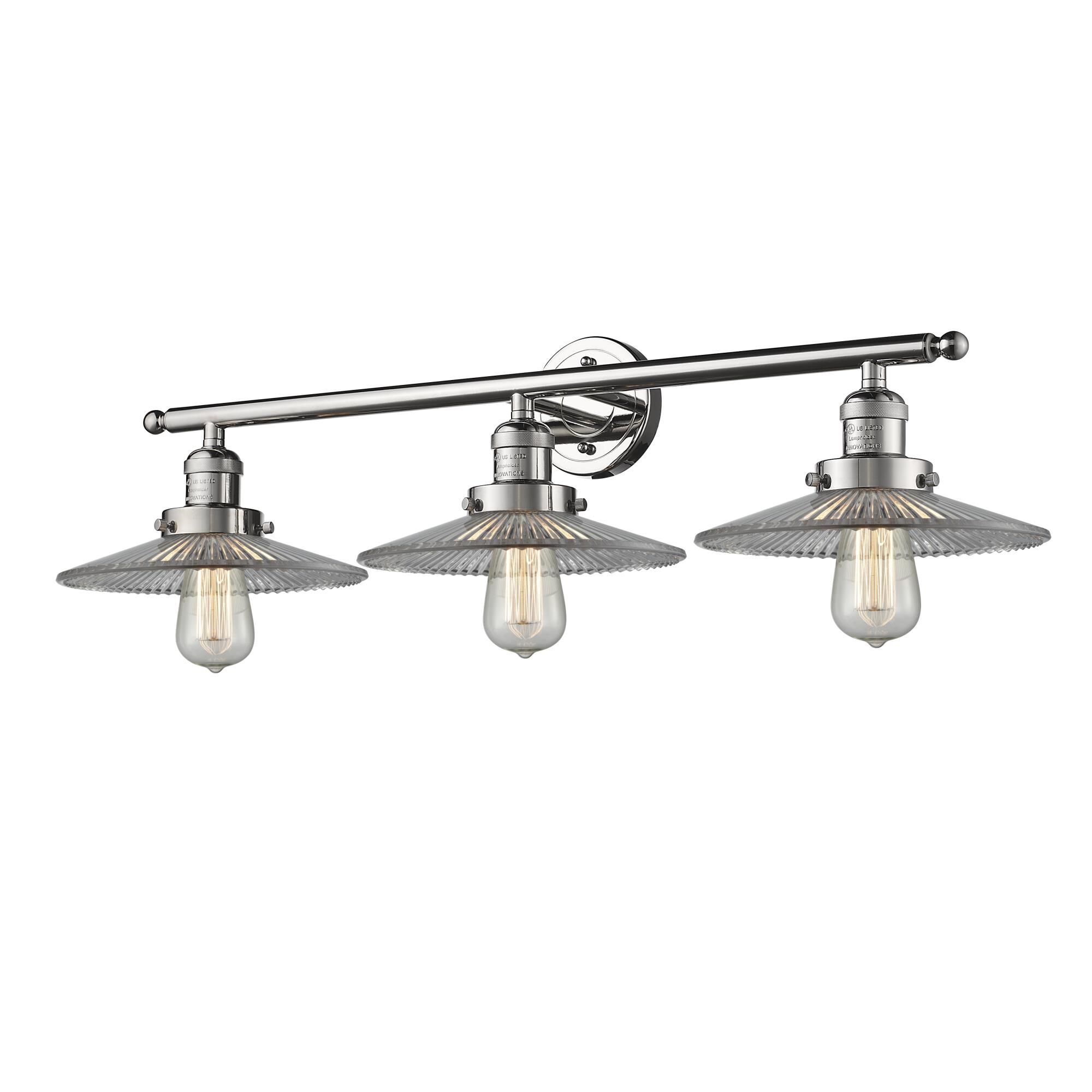 Bruno Marashlian Halophane 32 Inch 3 Light Bath Vanity Light by Innovations Lighting