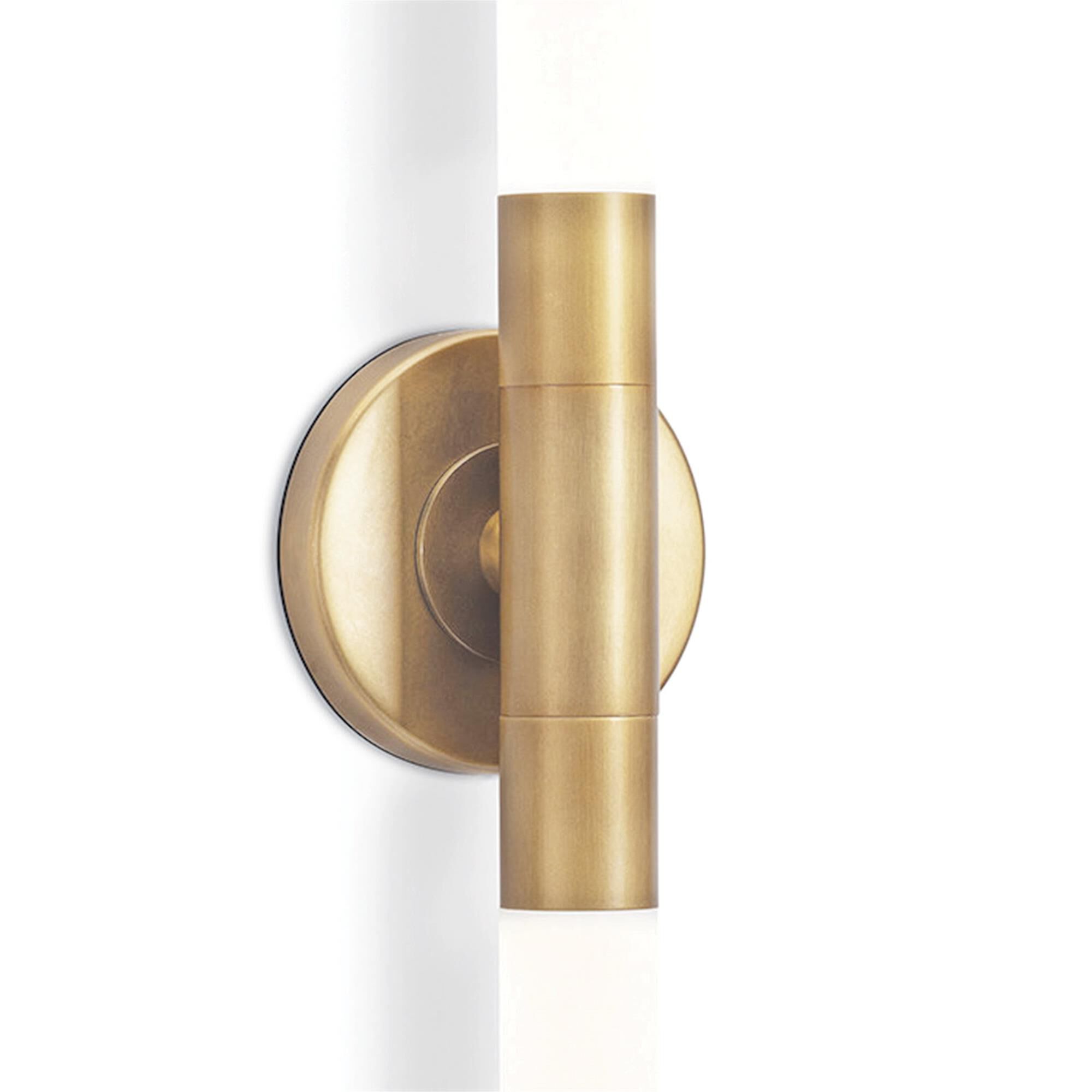 Shown in Natural Brass finish and - None - shade