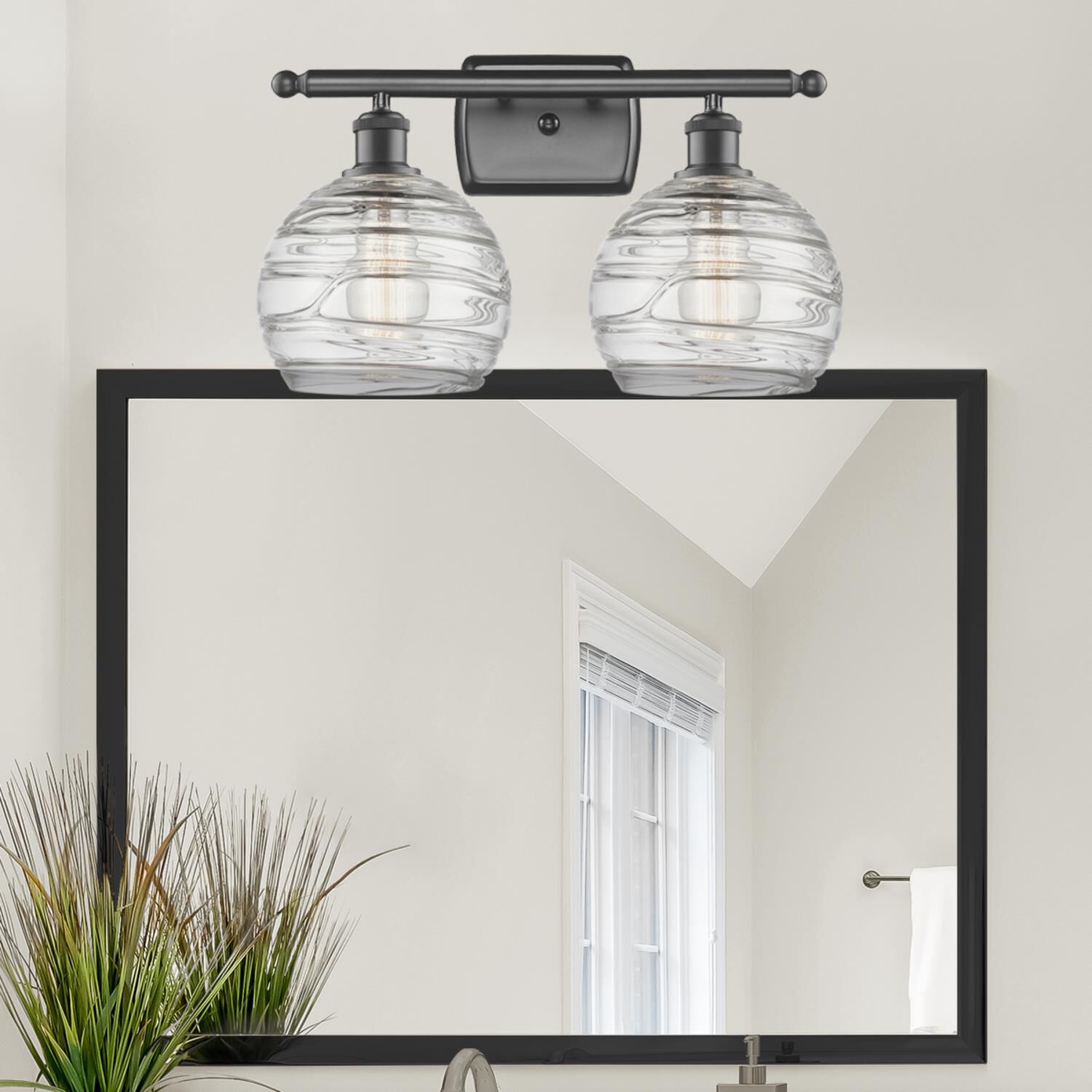 Bruno Marashlian Athens Deco Swirl 18 Inch Bath Vanity Light by Innovations Lighting