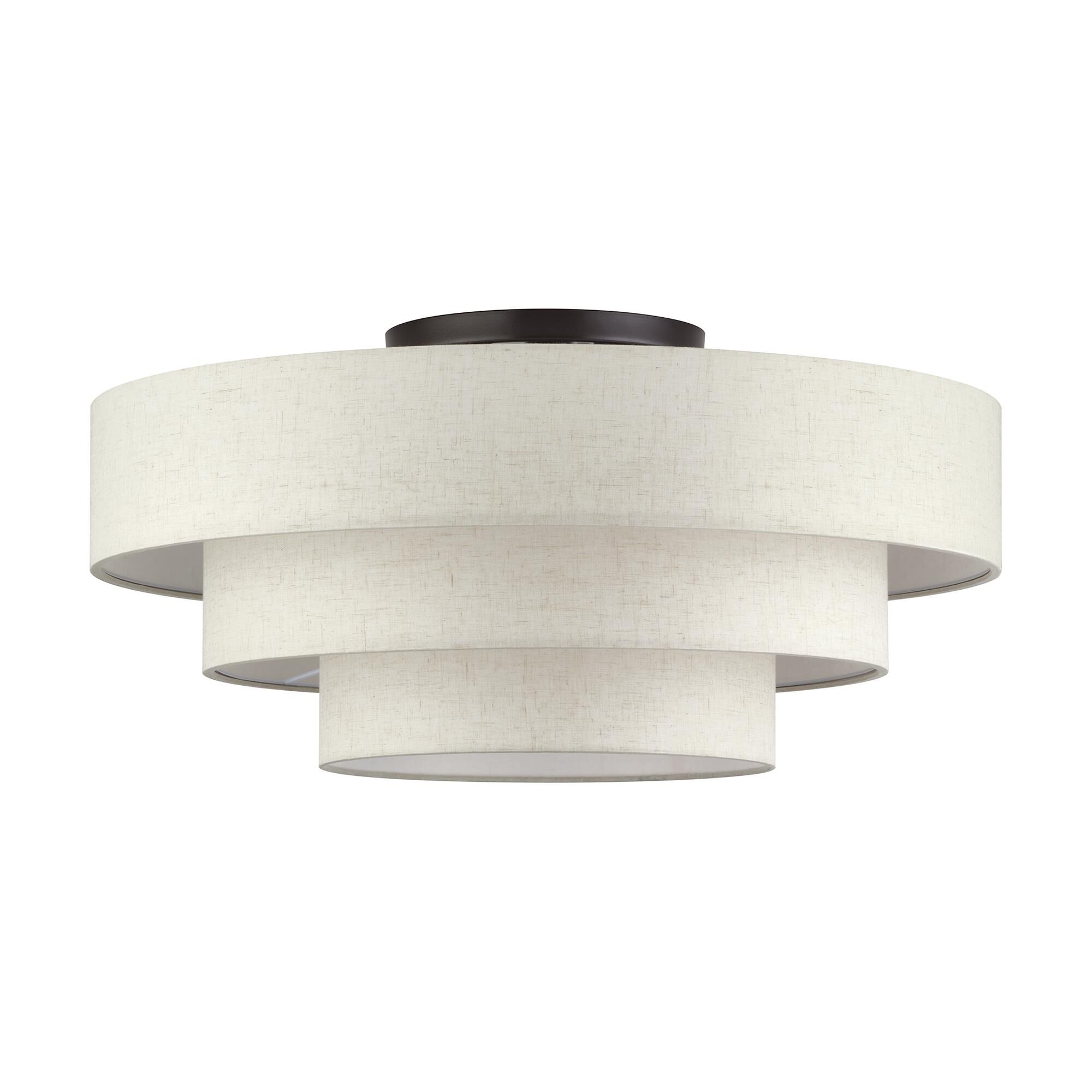 Manorwood 28 Inch Semi Flush Mount by Livex Lighting