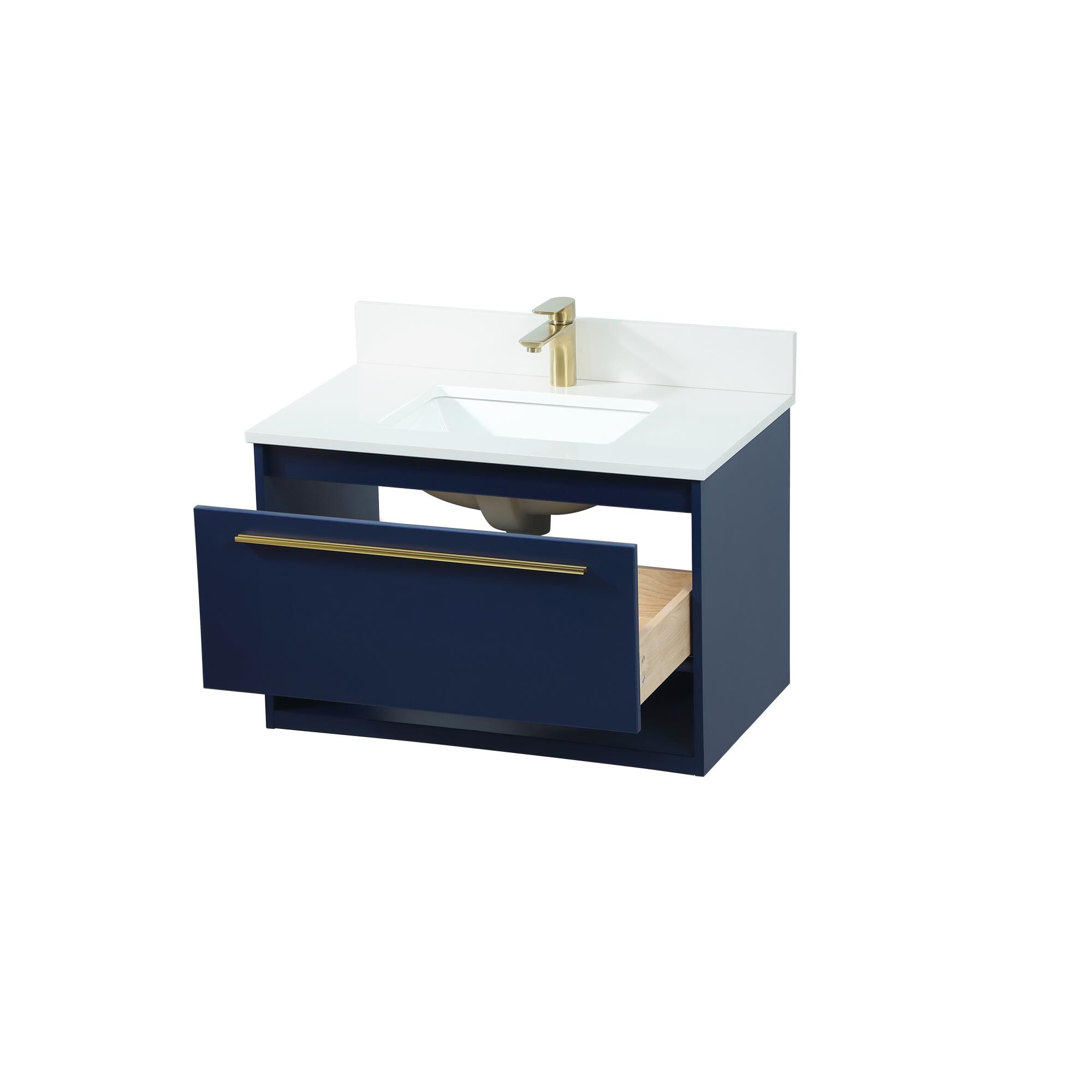 Shown in Blue finish