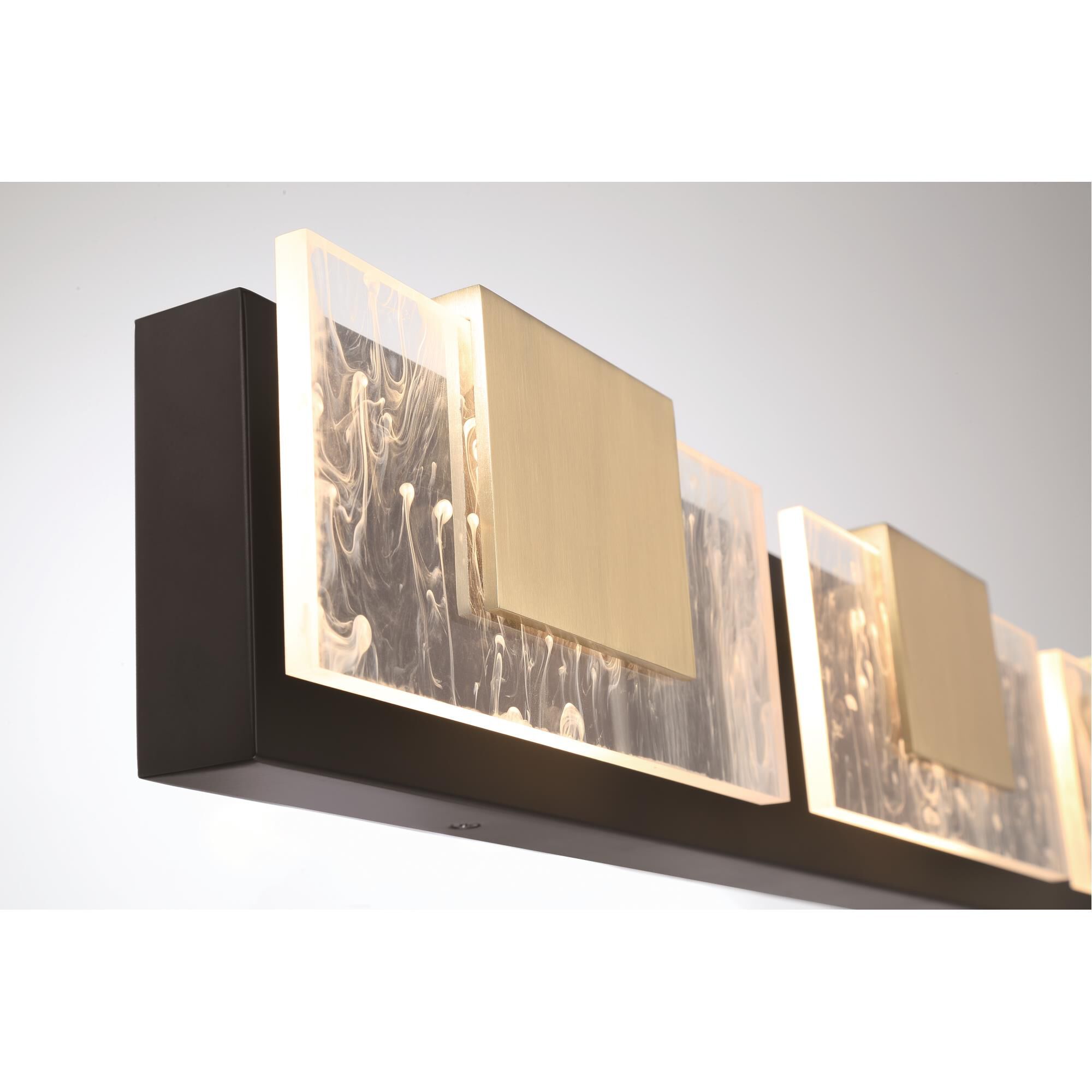 Kasha 27 Inch 3 Light LED Bath Vanity Light by Eurofase Lighting