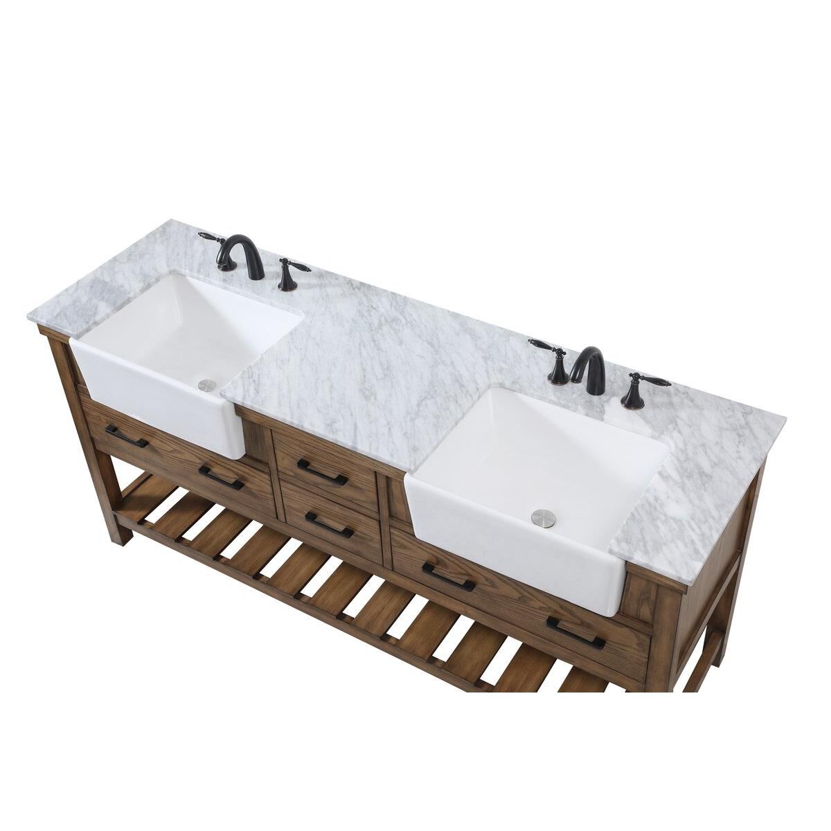 Shown in Green finish and Without Backsplash accent