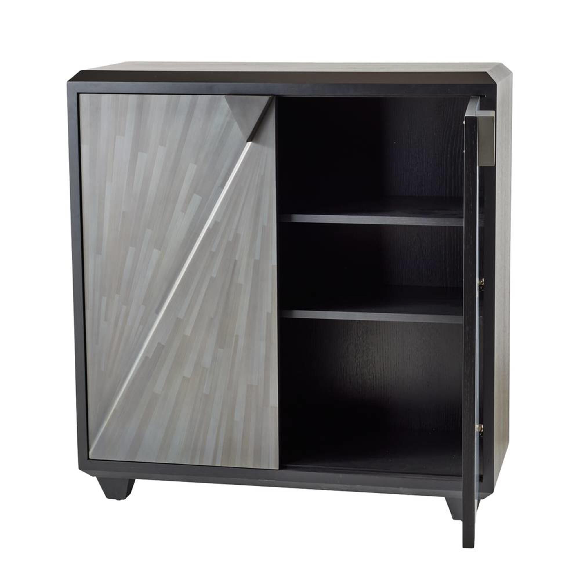 Shown in Gray Straw Marquetry finish