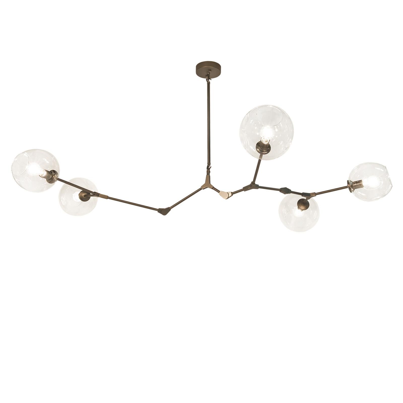 Fairfax 66 Inch 5 Light Linear Suspension Light by Avenue Lighting