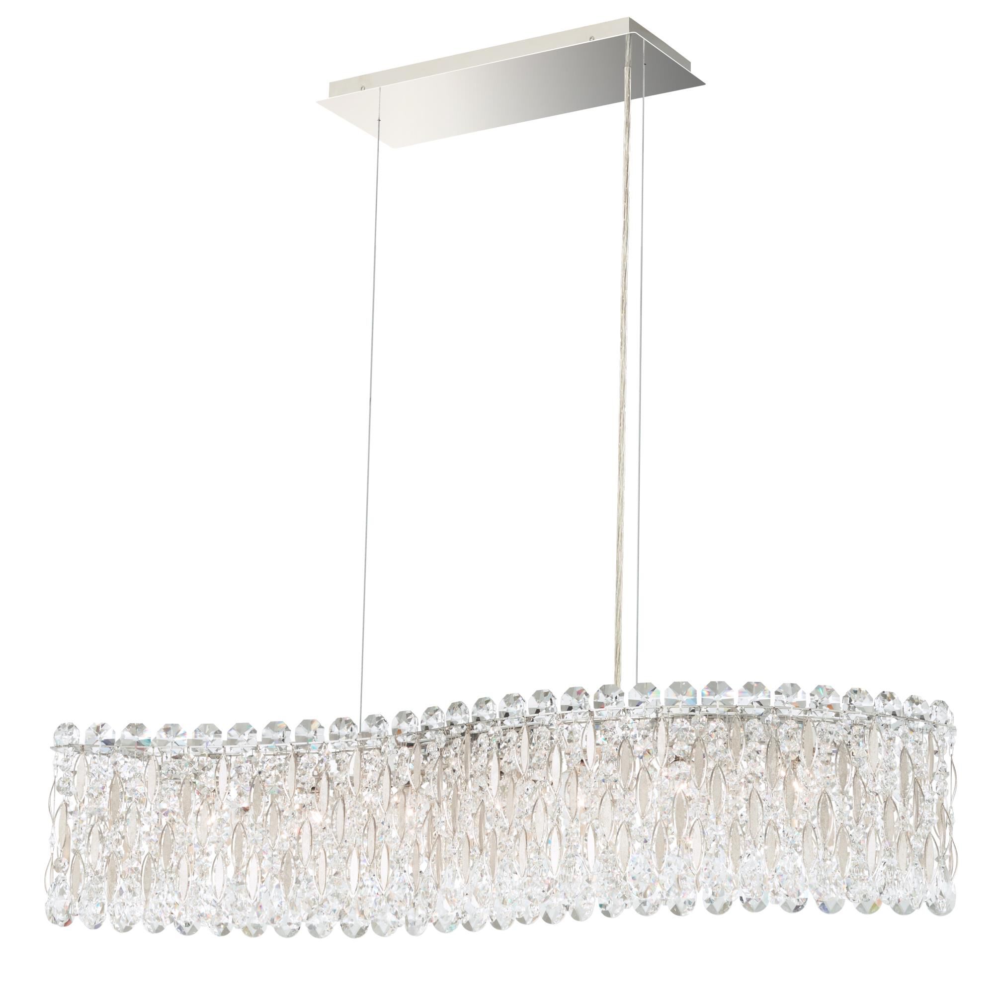 Shown in Antique Silver finish and Clear Heritage crystal