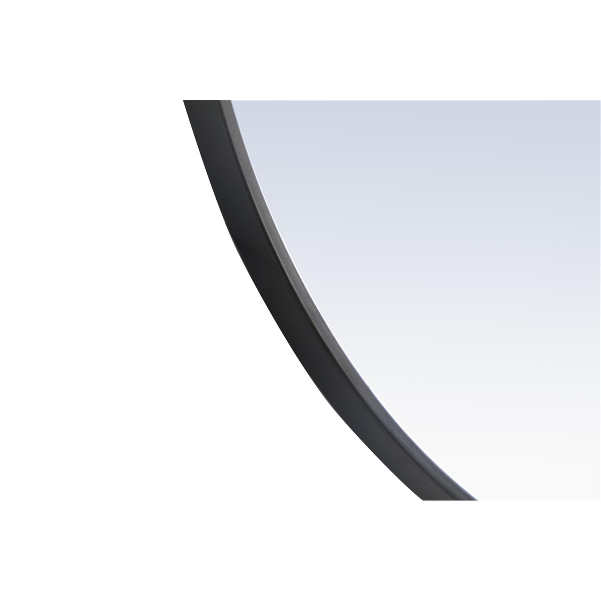 Shown in Black finish and Clear Mirror Beveled glass