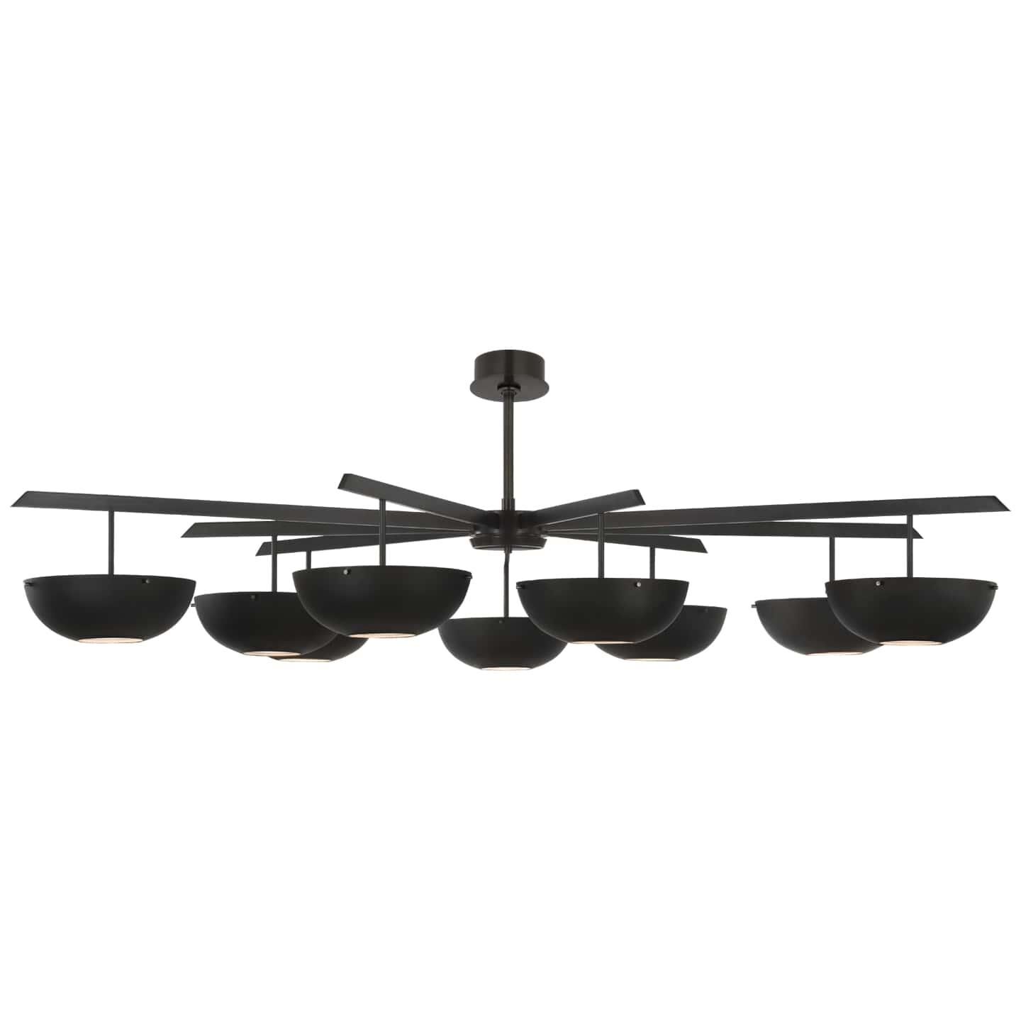 Aerin Valencia 58 Inch 9 Light LED Chandelier by Visual Comfort Signature Collection