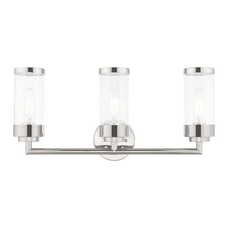 Hillcrest 23 Inch 3 Light Bath Vanity Light by Livex Lighting
