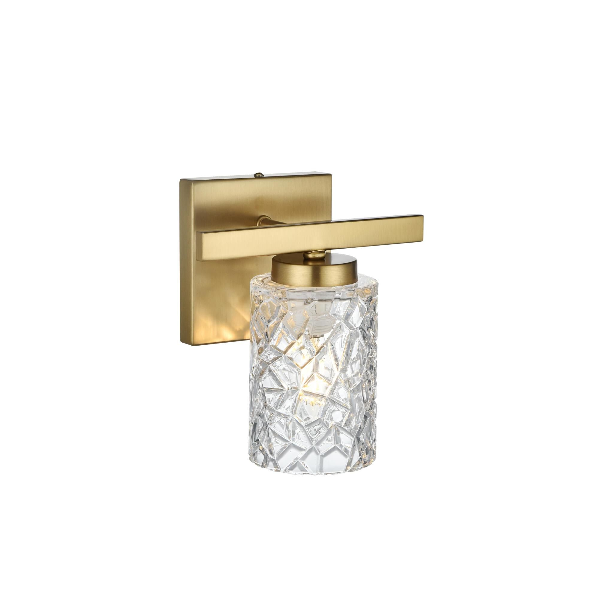 Shown in Satin Gold And Clear finish